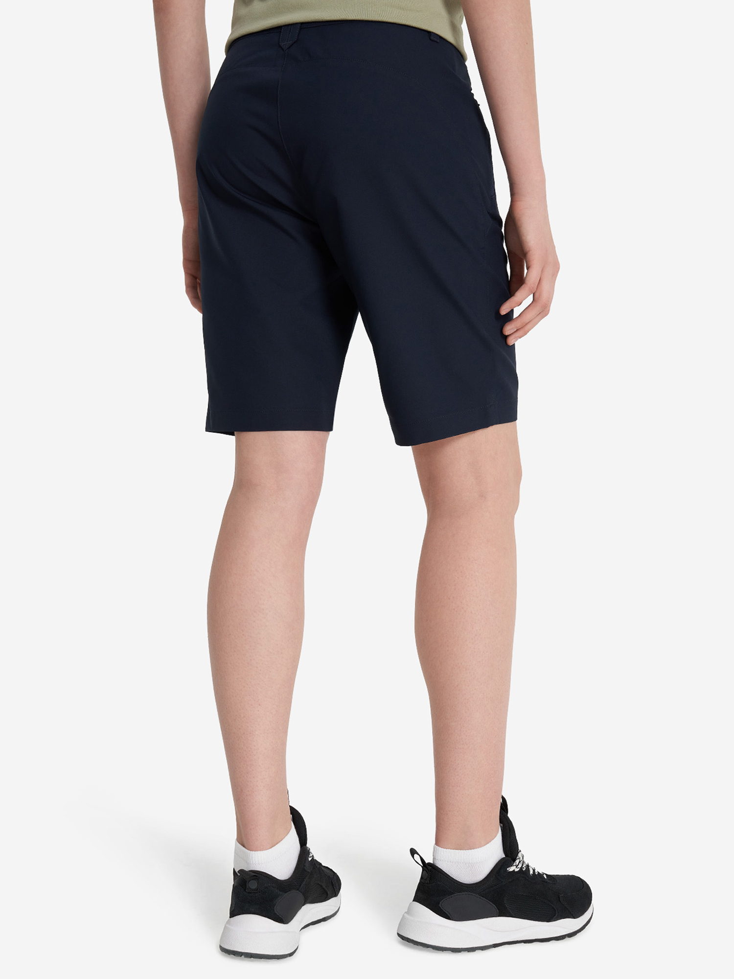 фото Шорты женские jack wolfskin active track, синий