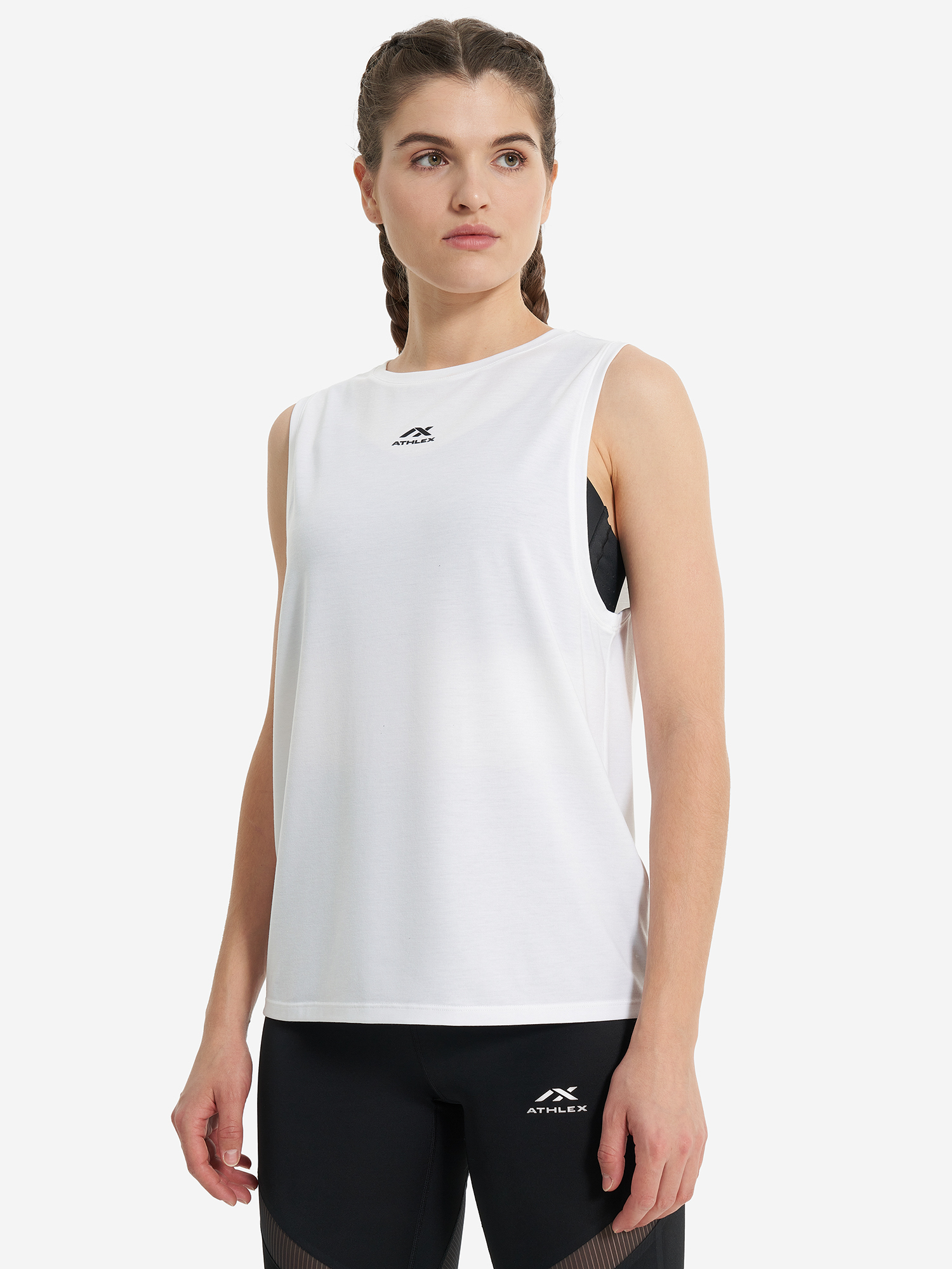фото Майка женская athlex, белый