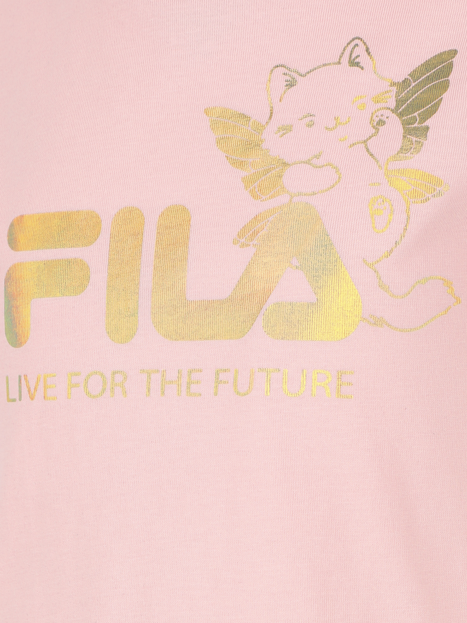 фото Футболка для девочек fila, розовый