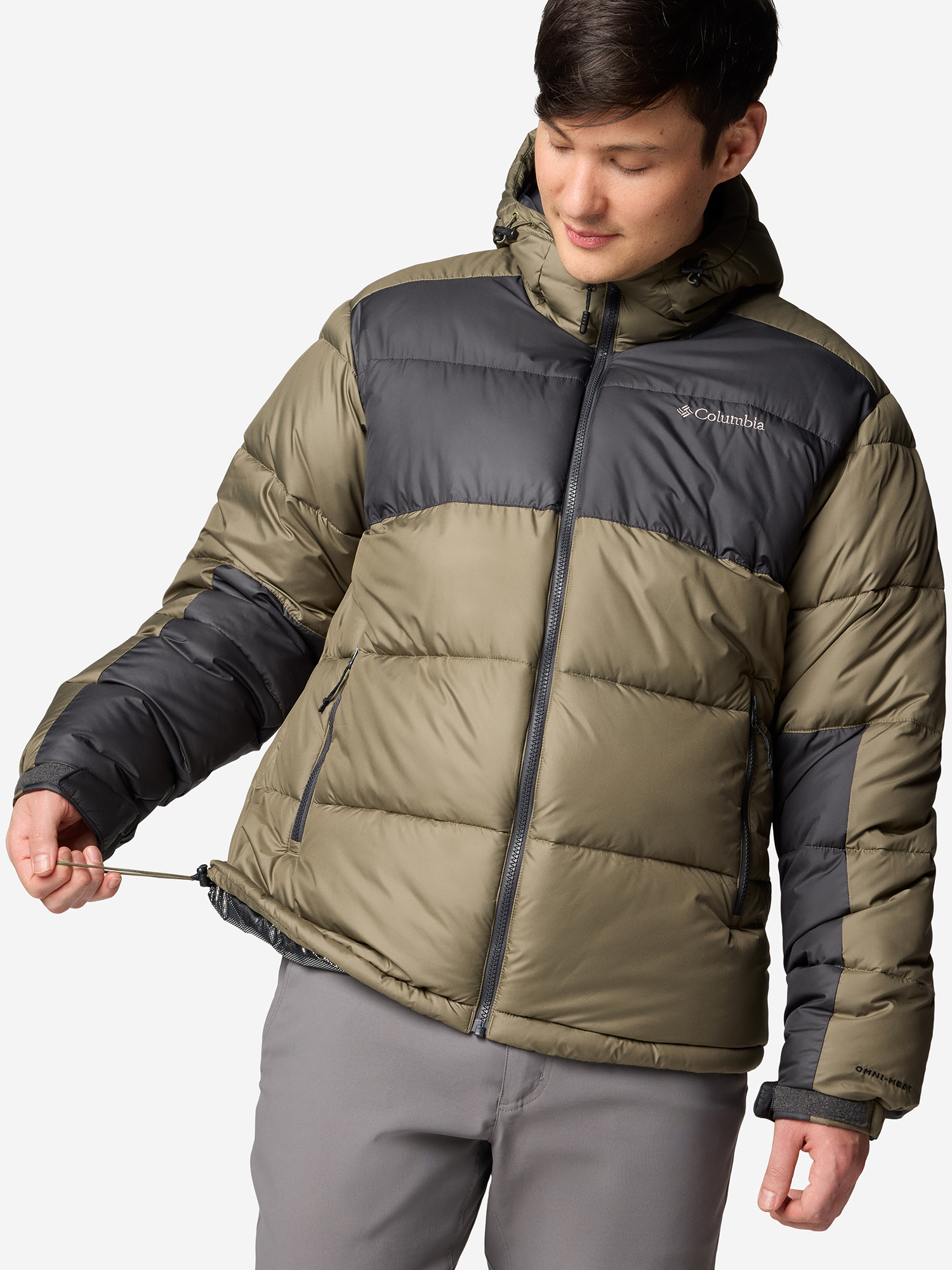 фото Куртка утепленная мужская columbia pike lake ii hooded jacket, зеленый