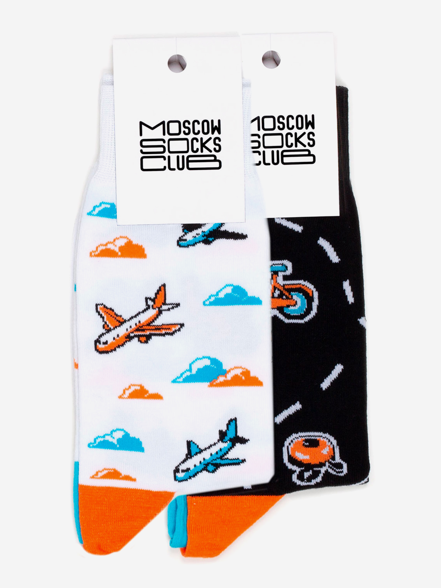 Комплект носков MoscowSocksClub - Самолеты Велосипеды - Две пары носков, Белый
Комплект носков MoscowSocksClub - Самолеты Велосипеды - Две пары носков, Белый
