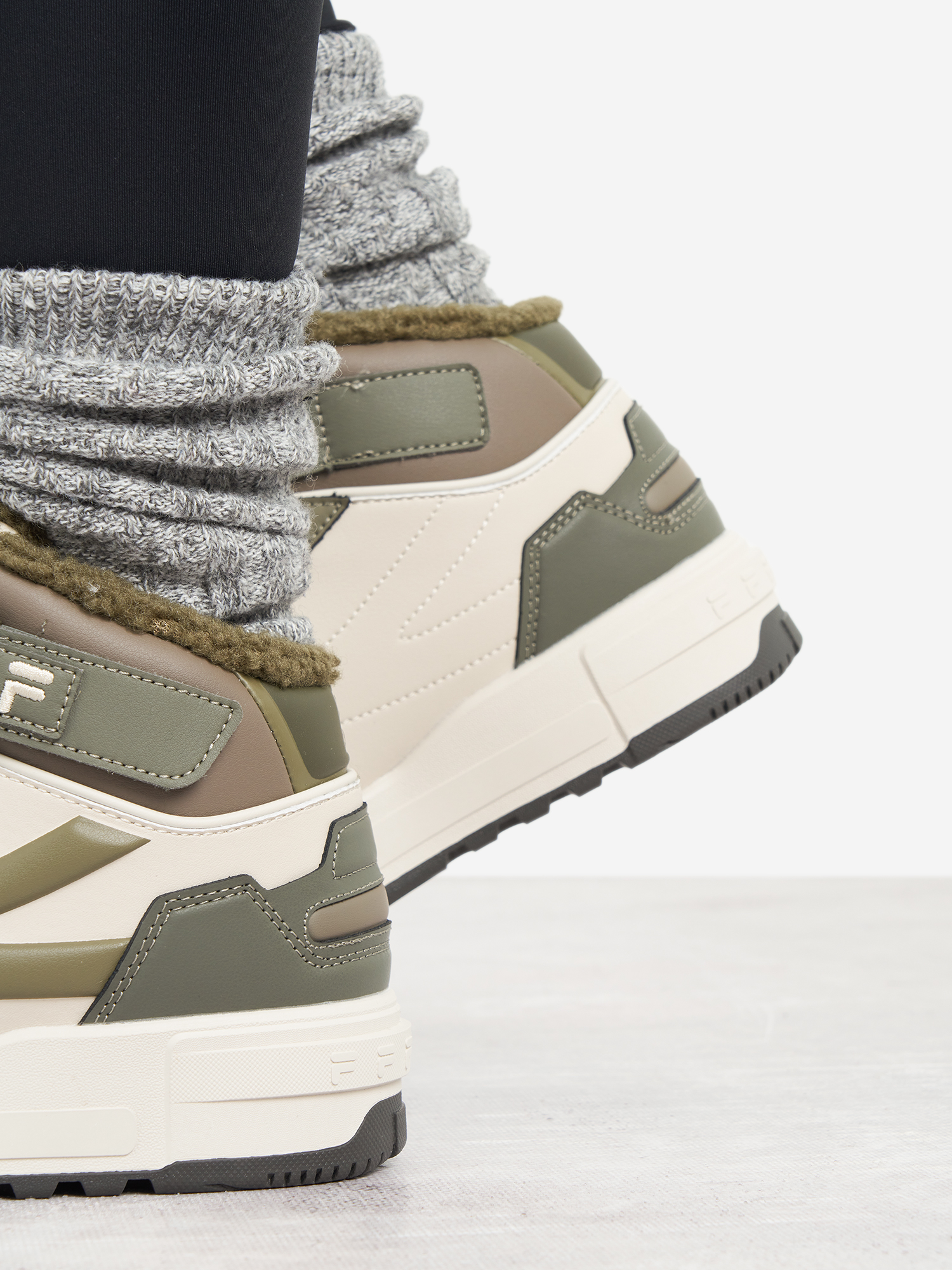 фото Кеды утепленные женские fila fx-1000 nxt, зеленый