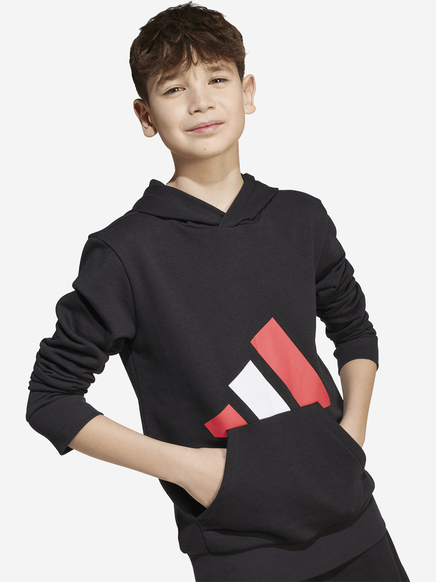 фото Худи для мальчиков adidas, черный