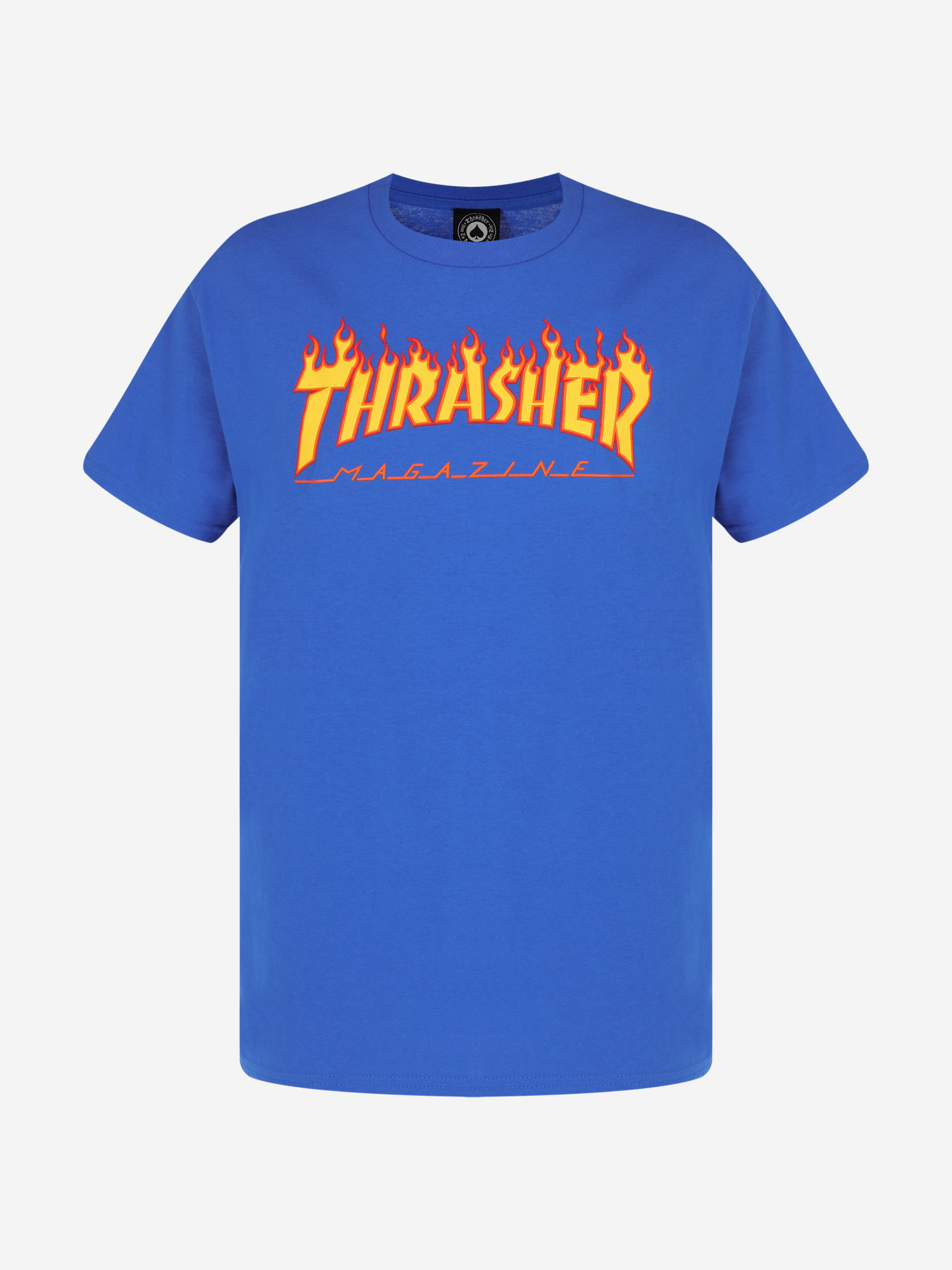 фото Футболка мужская thrasher flame logo, синий