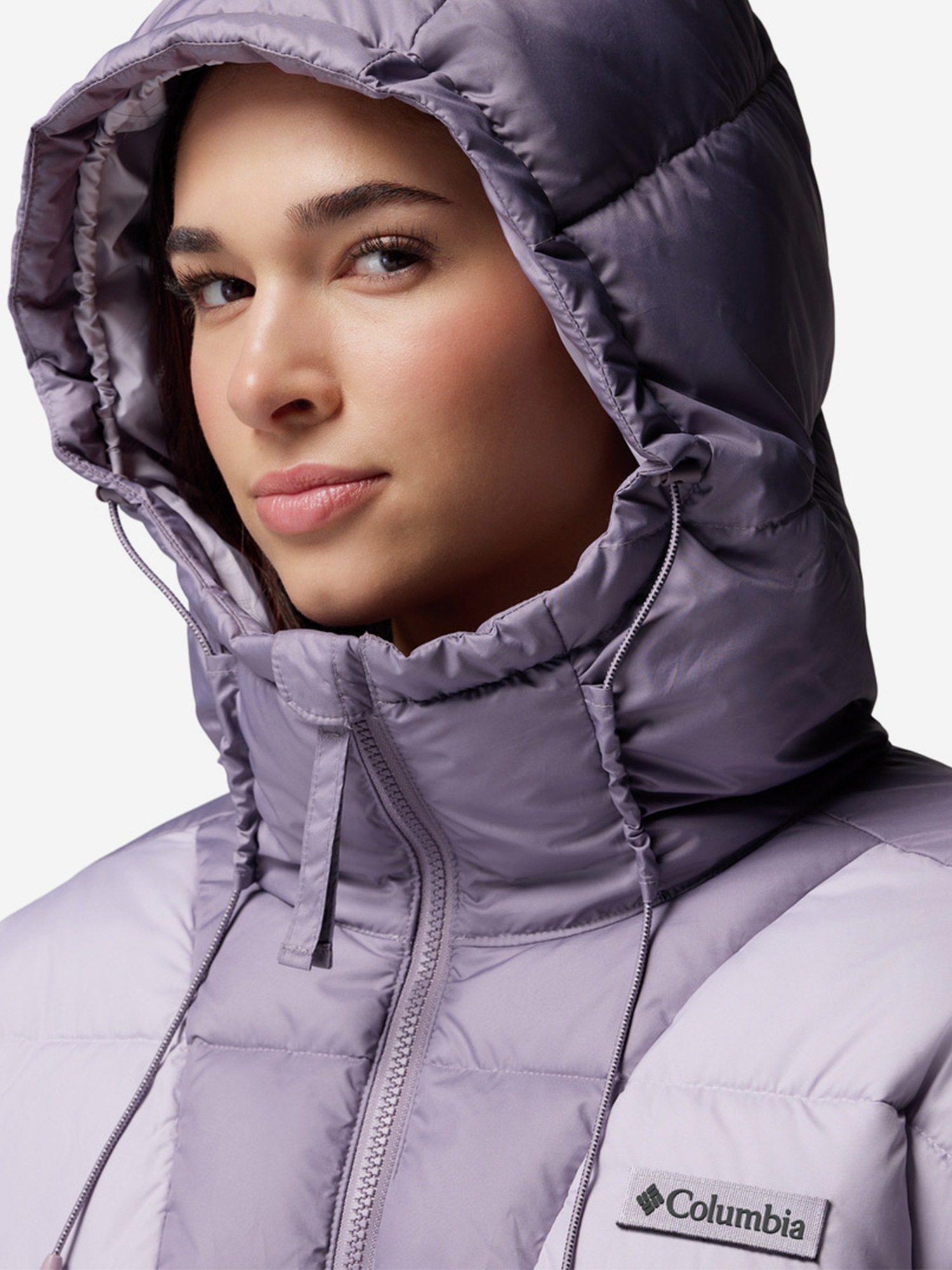 фото Куртка утепленная женская columbia pike lake iii hooded jacket, розовый