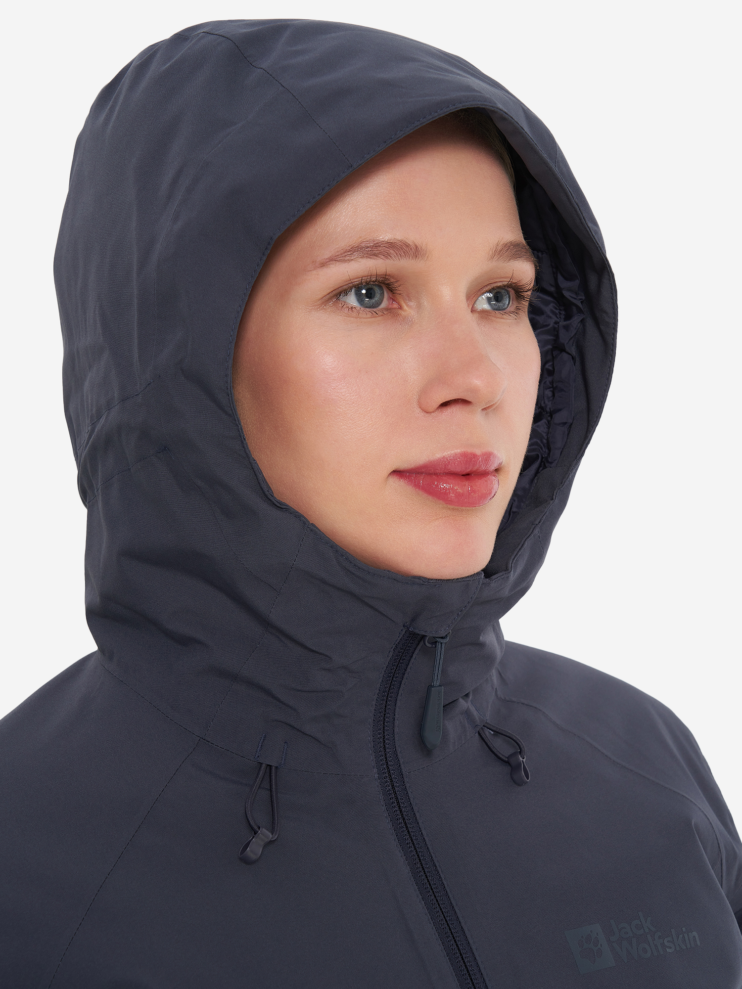 фото Куртка утепленная женская jack wolfskin heidelstein, серый