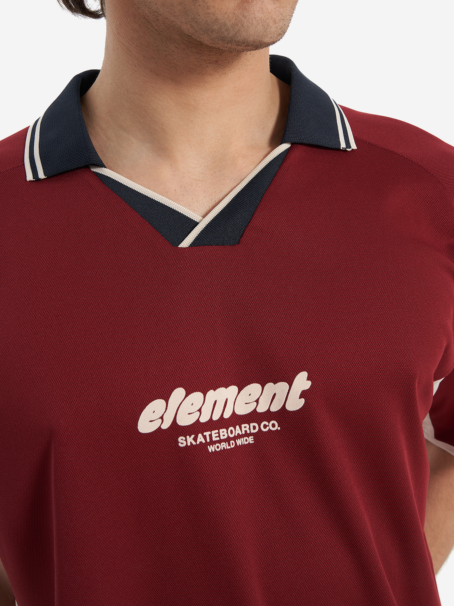 фото Поло мужское element soccer game, красный