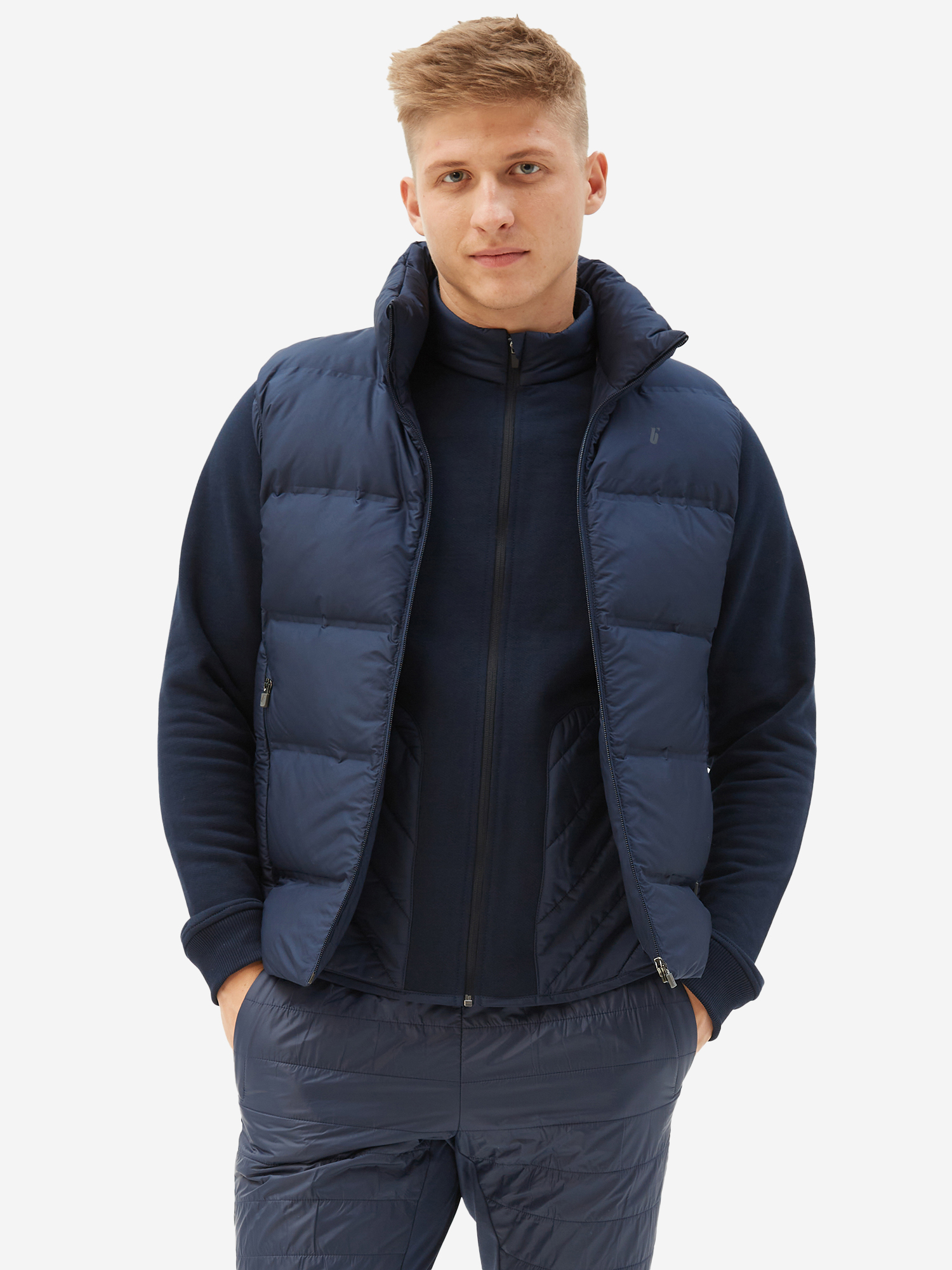 Жилет пуховой мужской BIVIUM, Синий
Жилет пуховой мужской BIVIUM, Синий