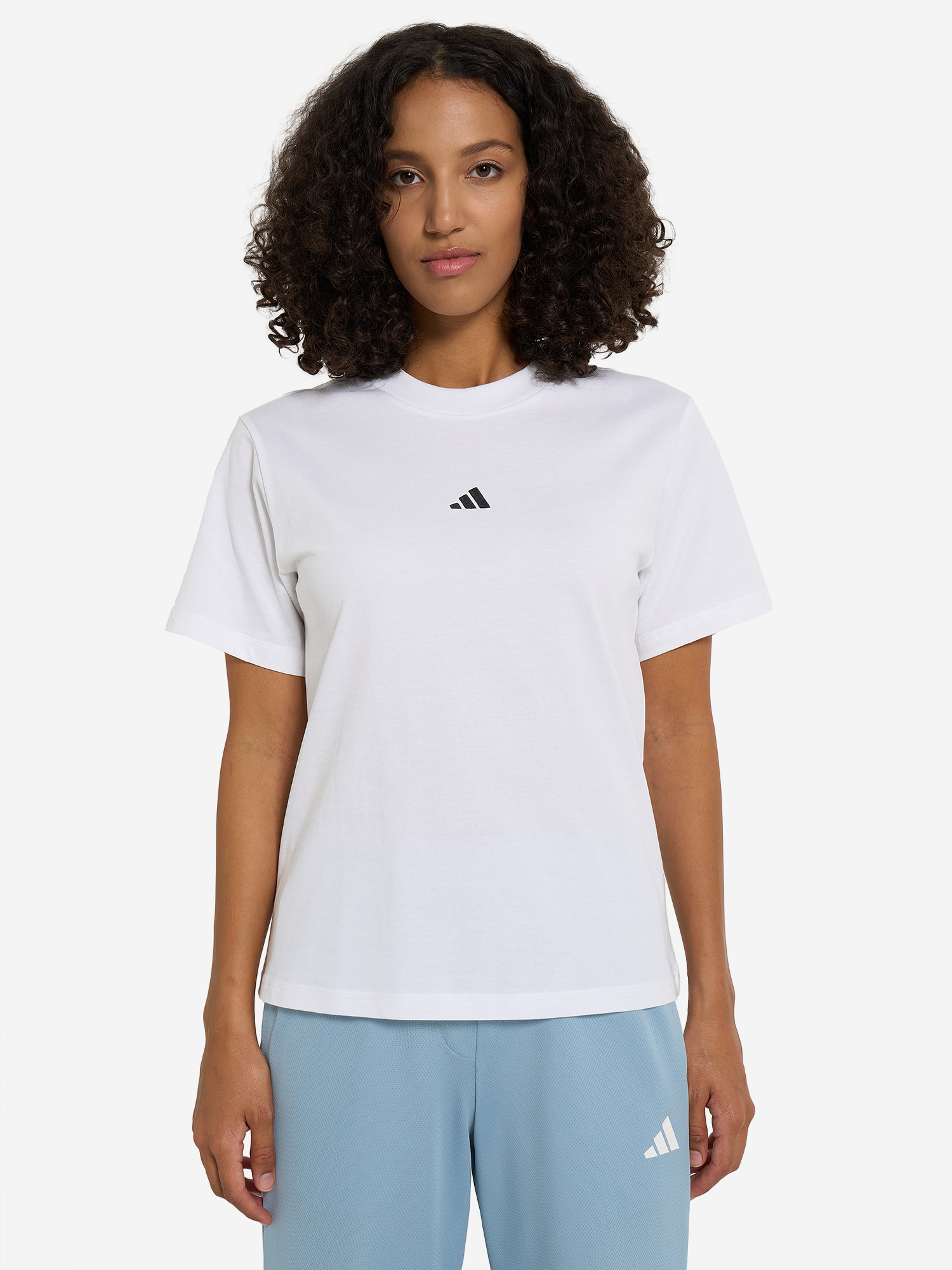 фото Футболка женская adidas, белый