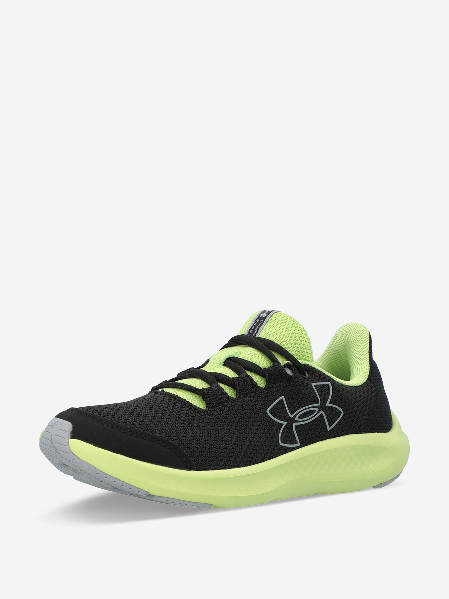 фото Кроссовки детские under armour charged pursuit 3 bl, черный