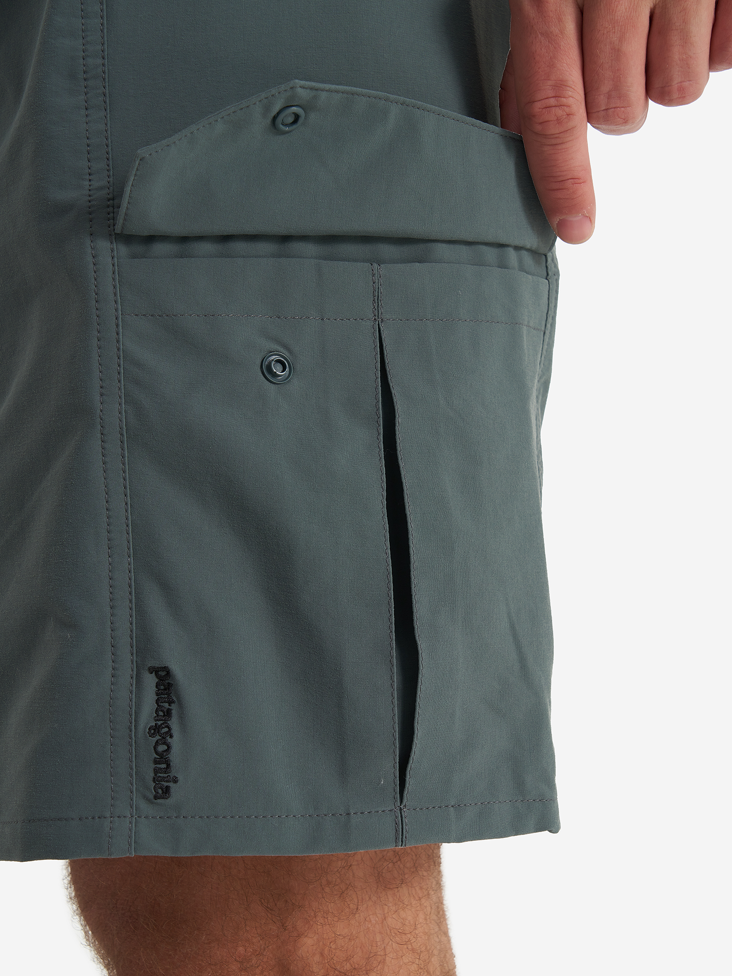 фото Шорты мужские patagonia outdoor everyday, зеленый