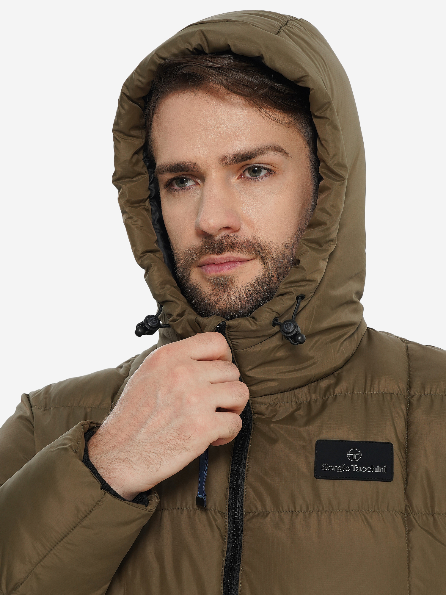 фото Куртка утепленная мужская sergio tacchini rob, зеленый