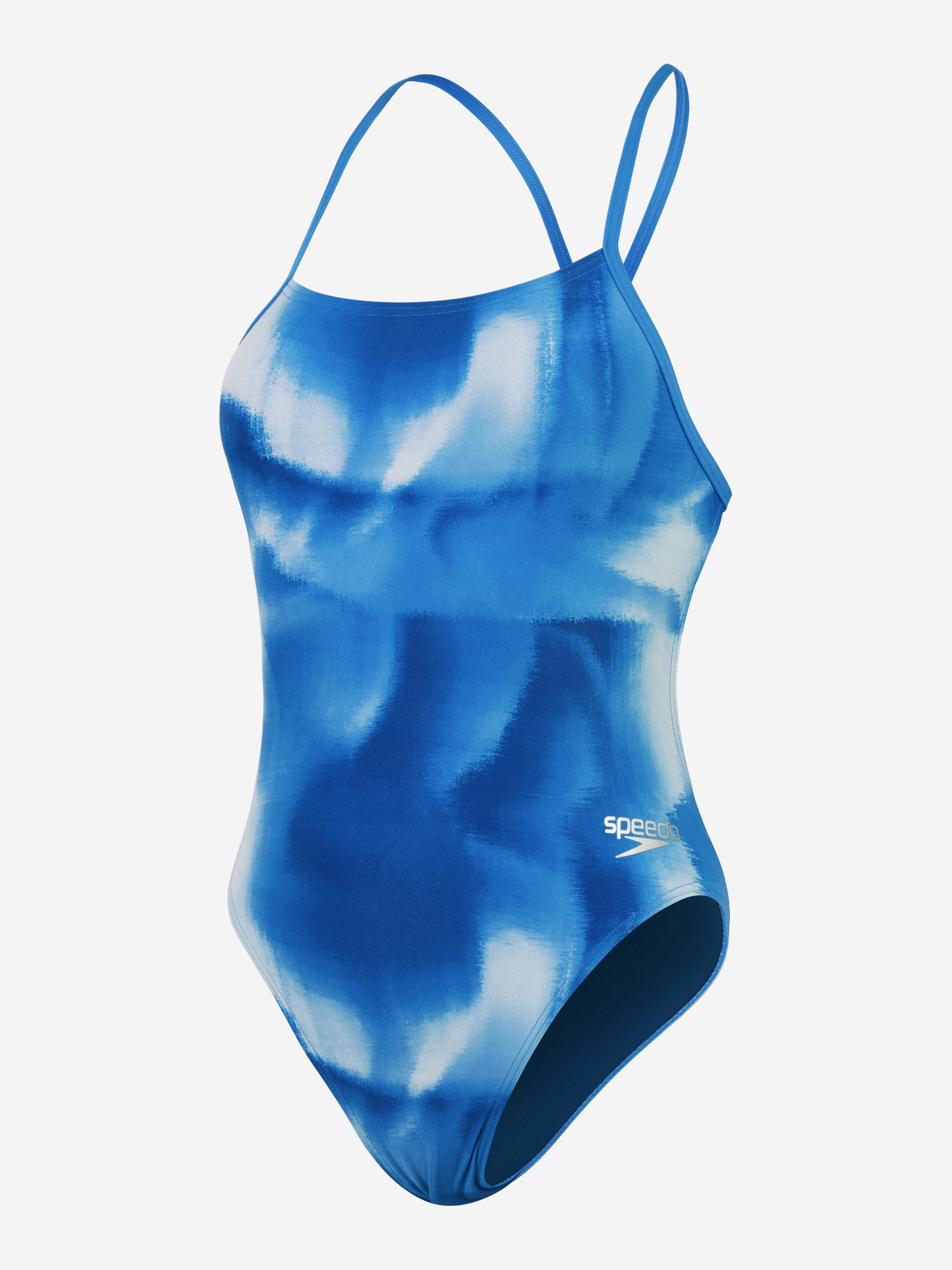 фото Купальник слитный женский speedo alov digi, голубой