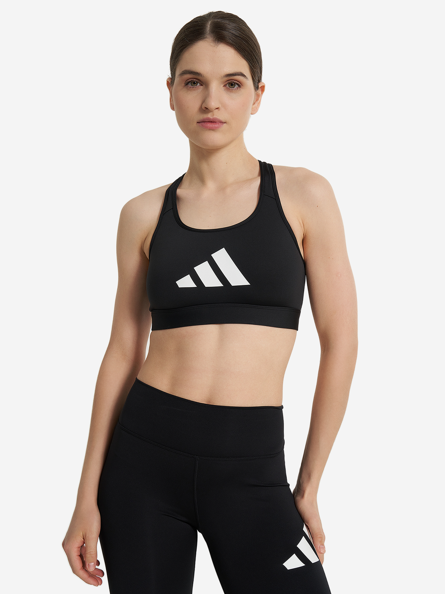 фото Топ бра спортивный adidas, черный