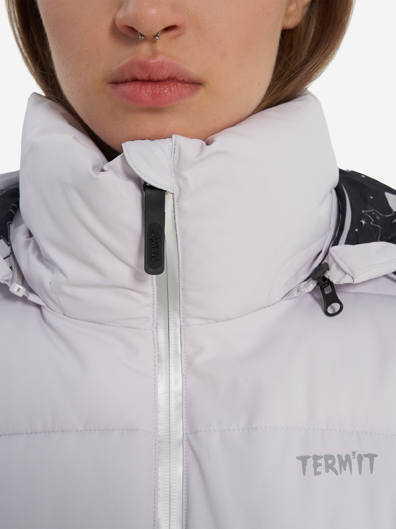 фото Пуховик женский termit, розовый