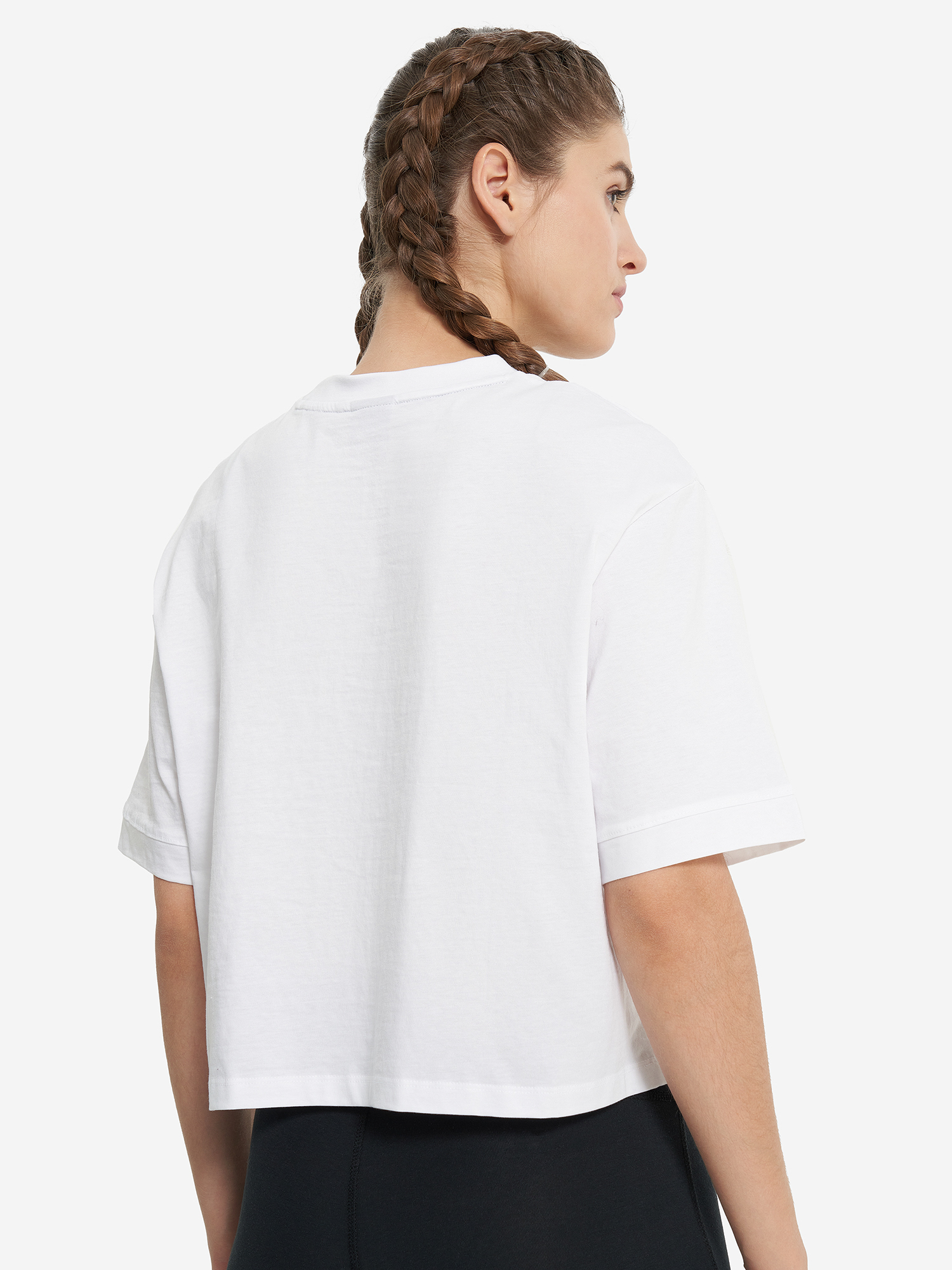 фото Футболка женская оверсайз athlex, белый