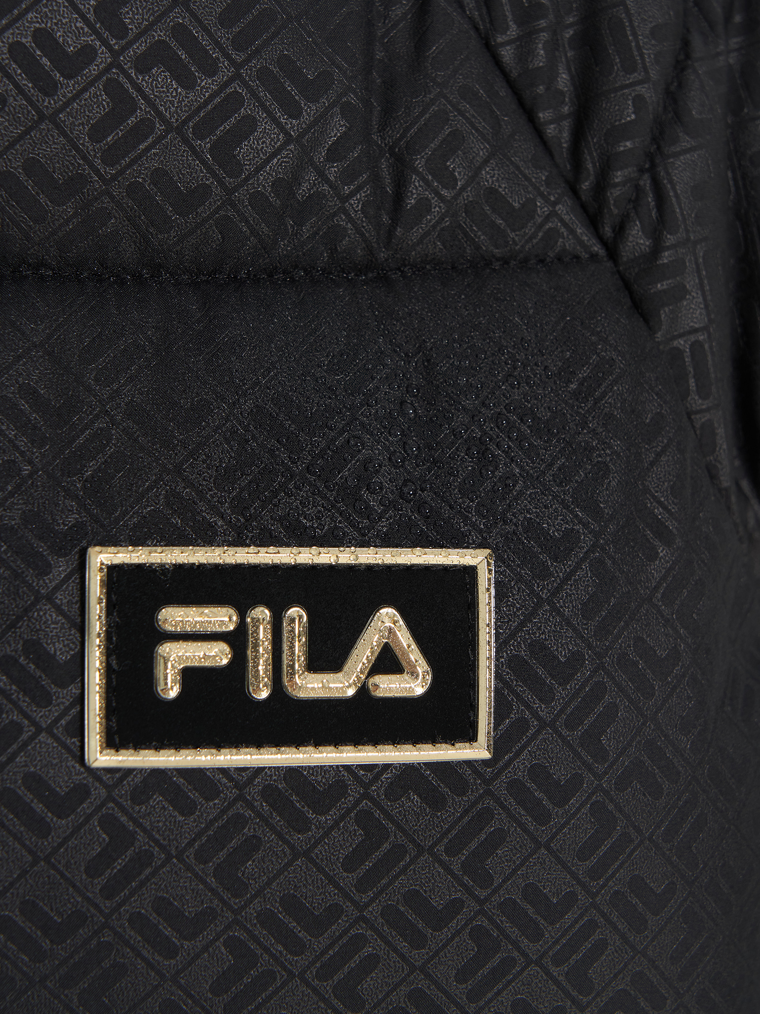фото Пуховик для девочек fila, черный