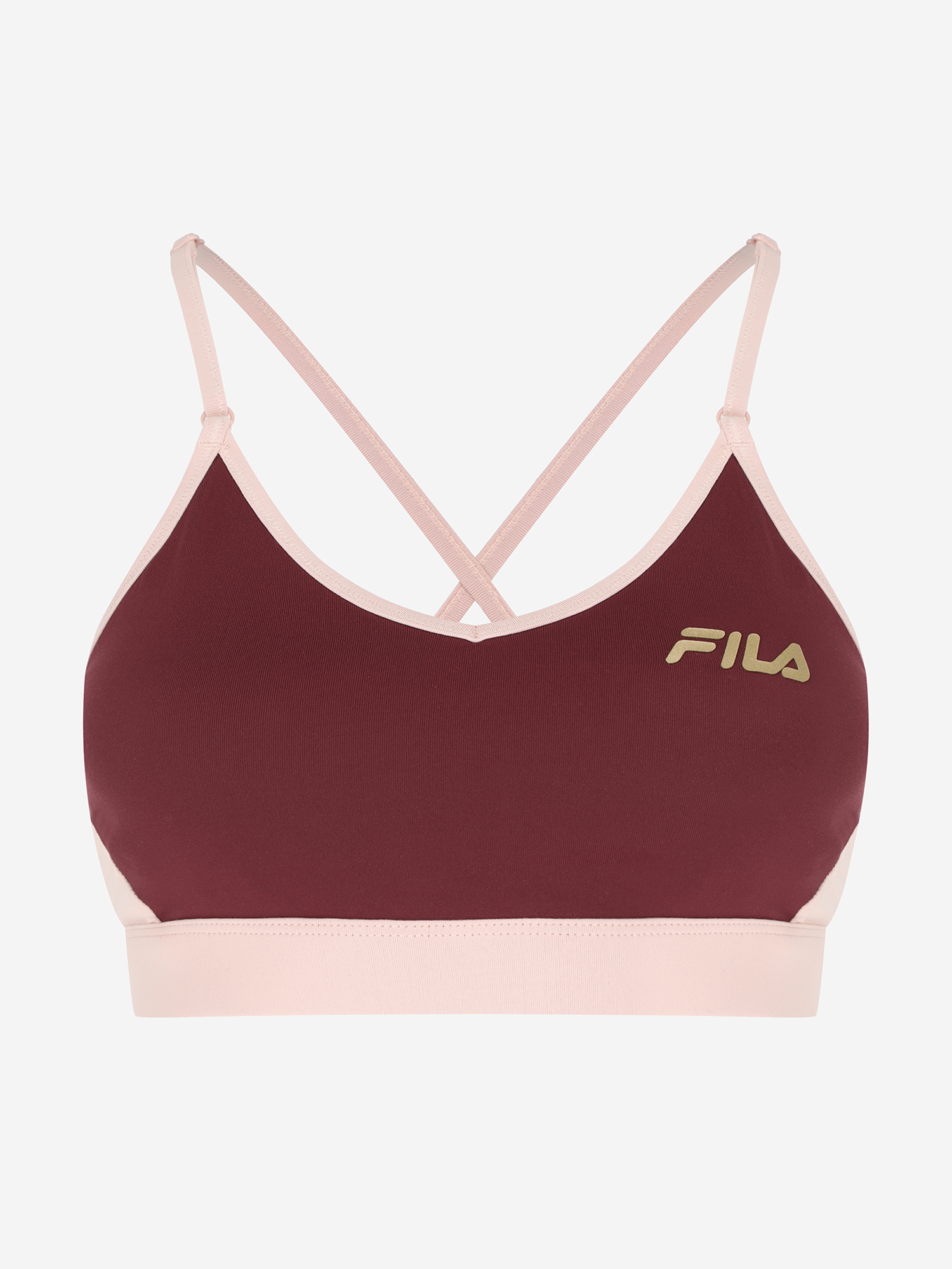 фото Топ бра спортивный fila, красный