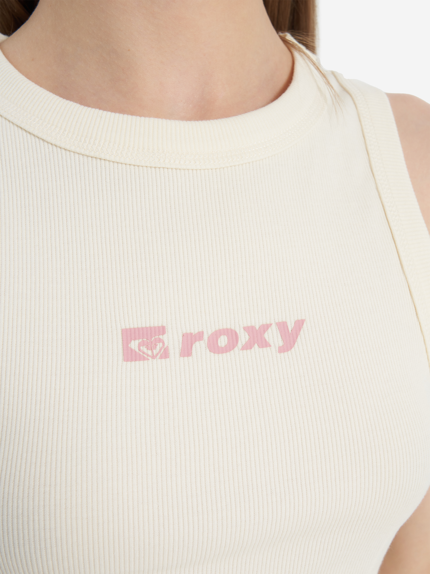 фото Майка женская roxy iconic days, бежевый