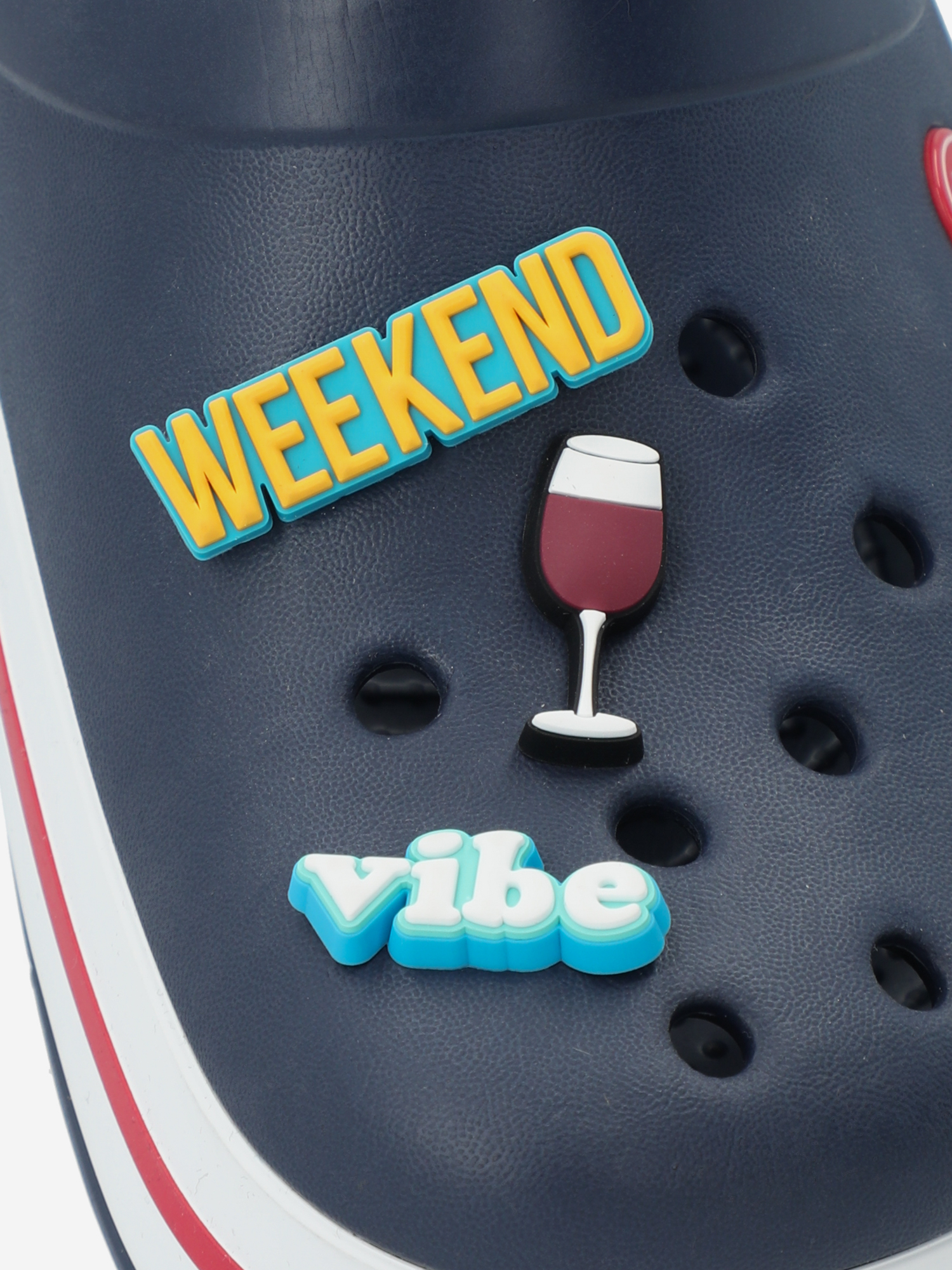 фото Украшение для обуви crocs jibbitz weekend vibes, мультицвет