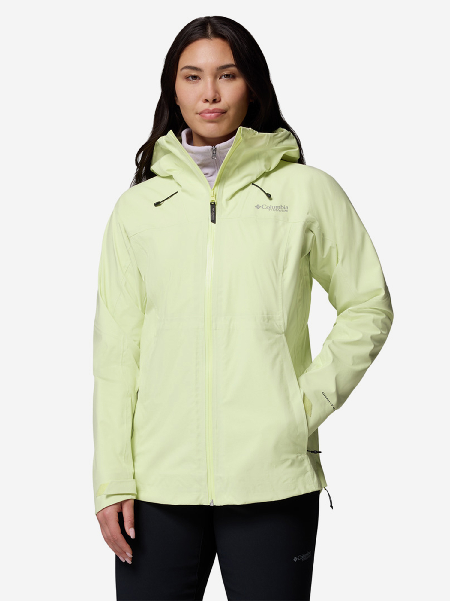 фото Куртка софтшелл женская columbia northwest explorer 3 l, желтый