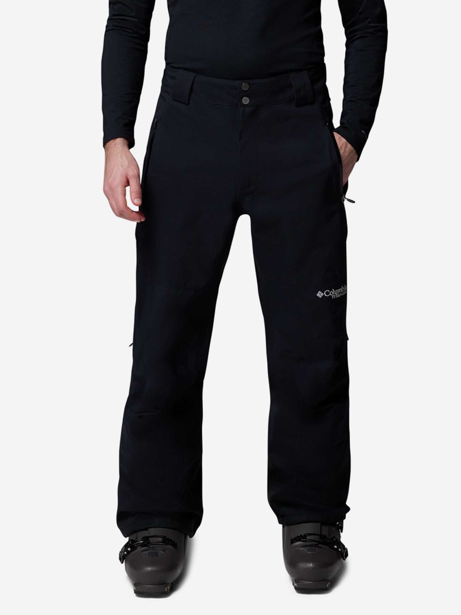 фото Брюки мужские columbia platinum peak ii 3 l pant, черный