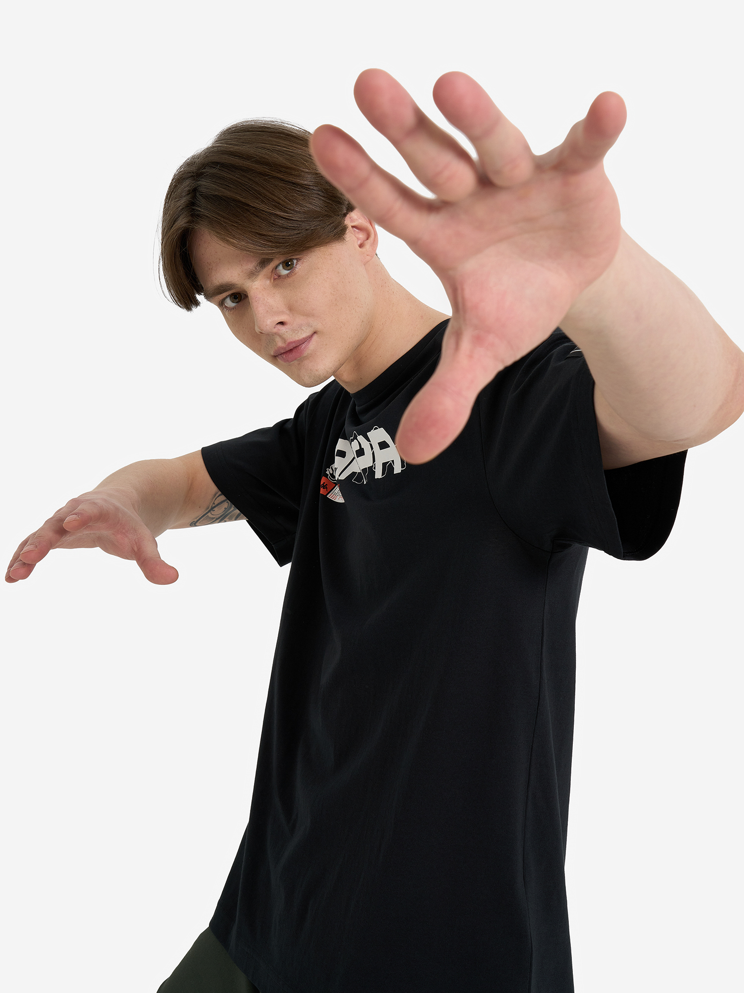 фото Футболка мужская kappa, черный