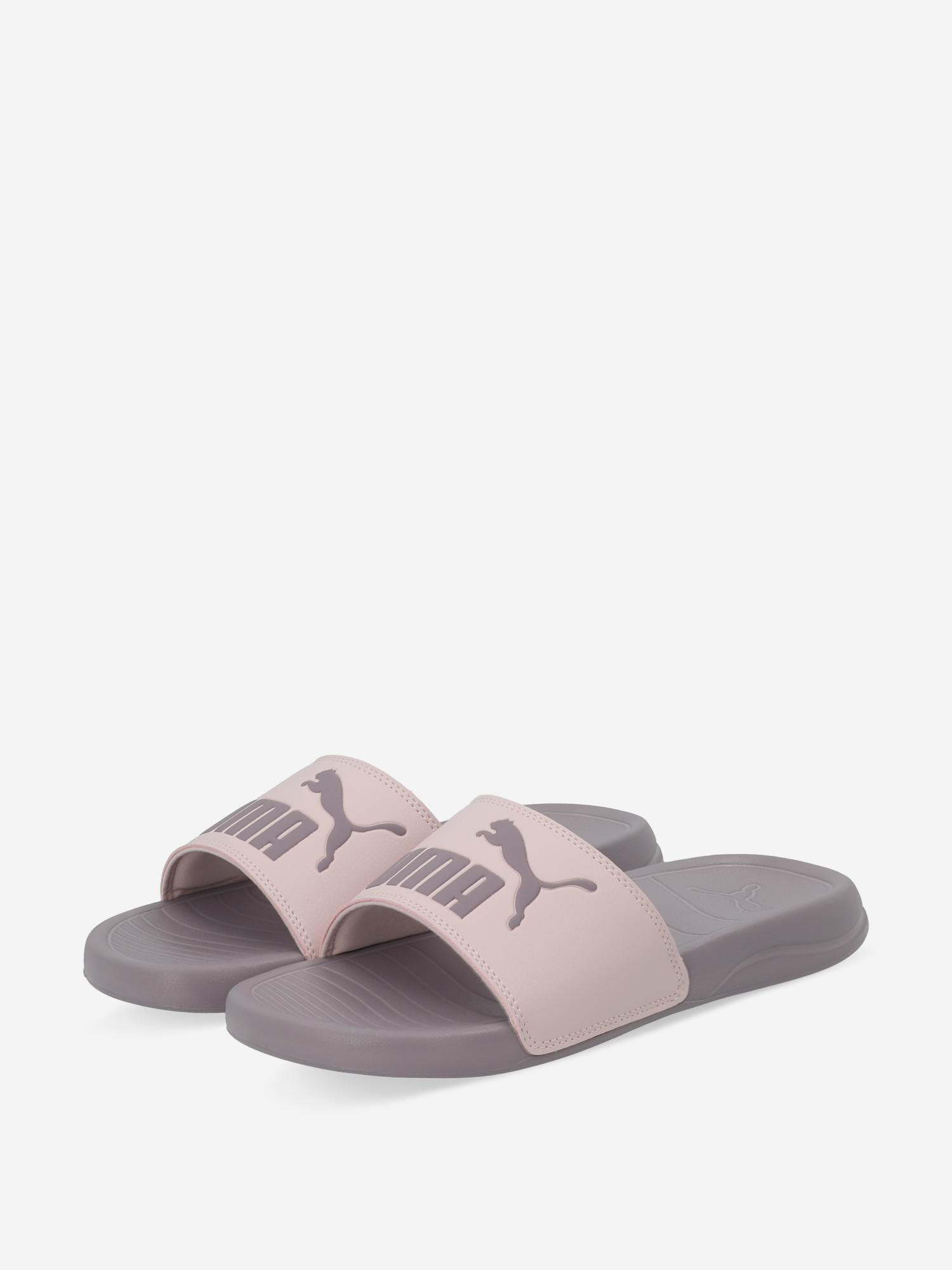 фото Шлепанцы женские puma popcat 20, коричневый