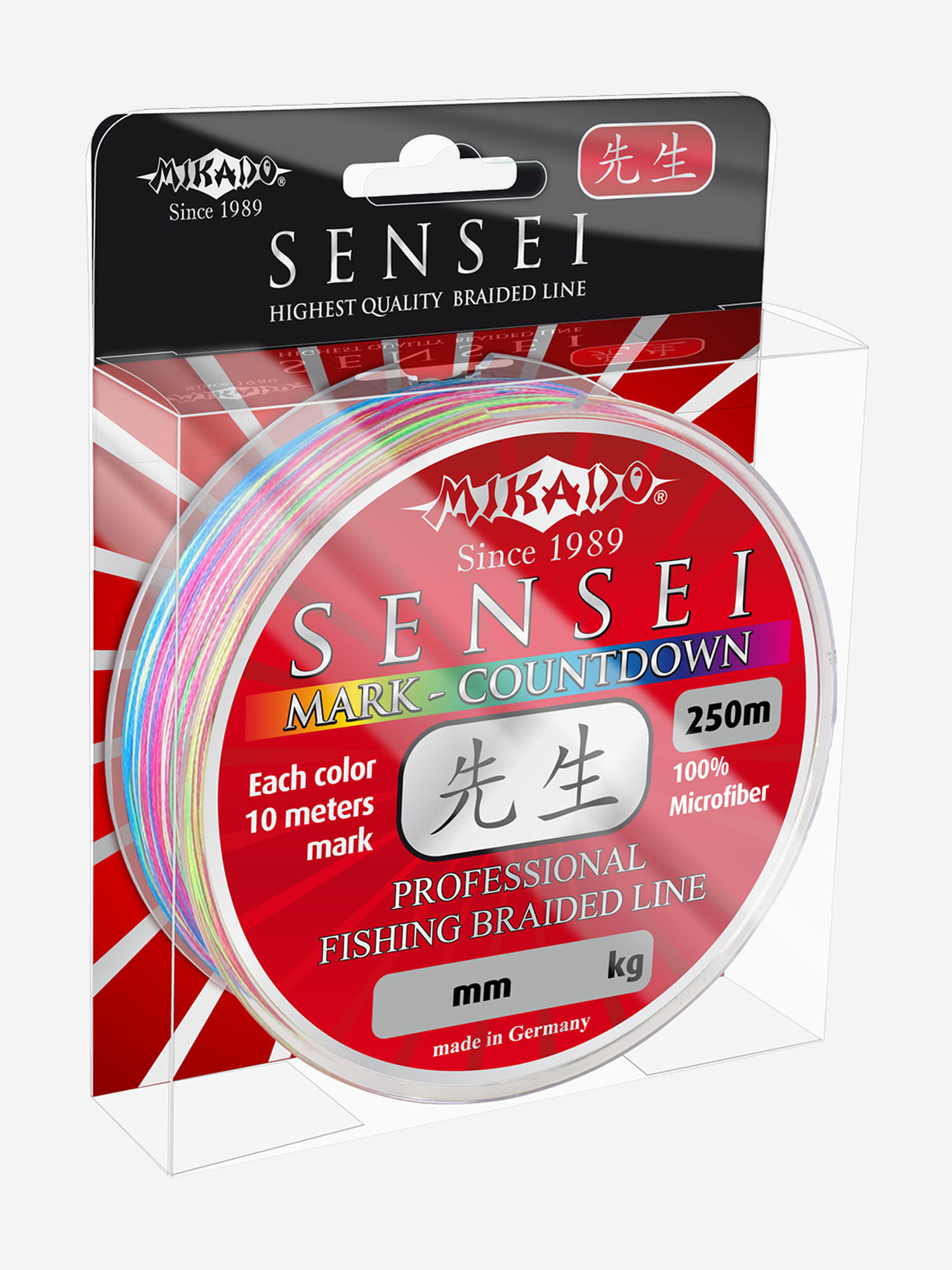 Плетеный шнур Mikado SENSEI MARK-COUNTDOWN 0,22 (250 м) - 17.30 кг., Мультицвет
Плетеный шнур Mikado SENSEI MARK-COUNTDOWN 0,22 (250 м) - 17.30 кг., Мультицвет
