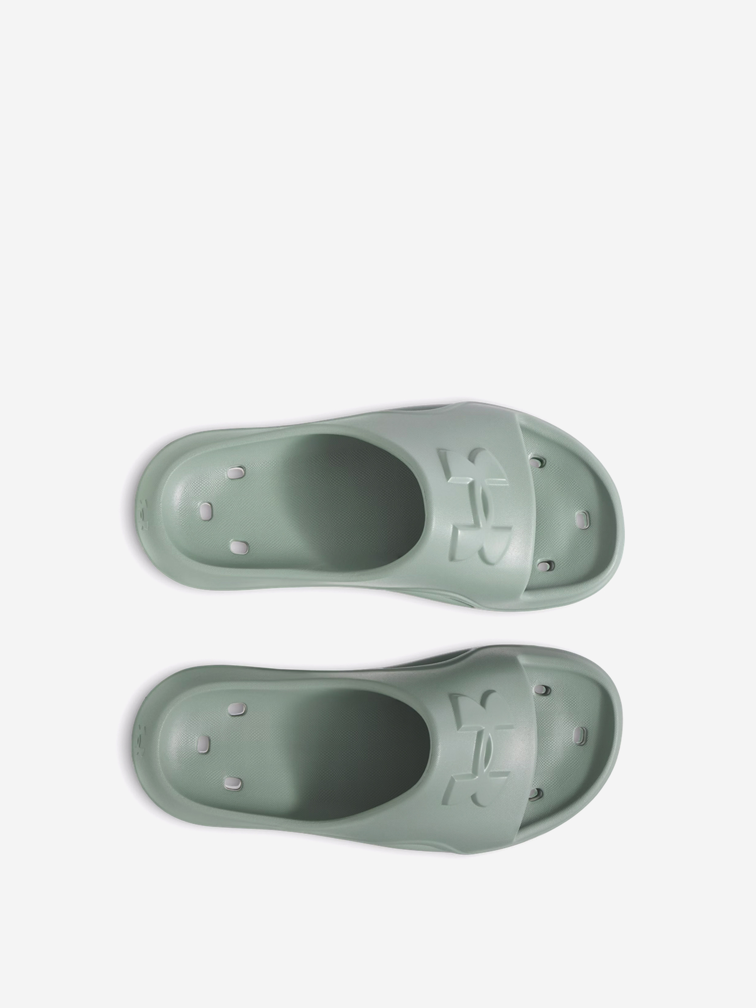 фото Шлепанцы женские under armour ua w locker v sl, зеленый