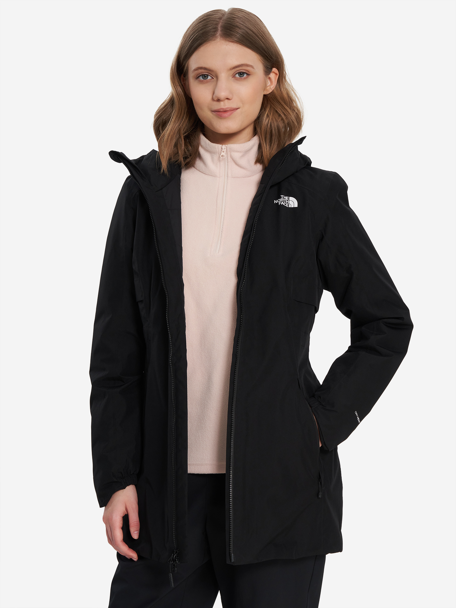 фото Куртка утепленная женская the north face hikesteller insulated, черный