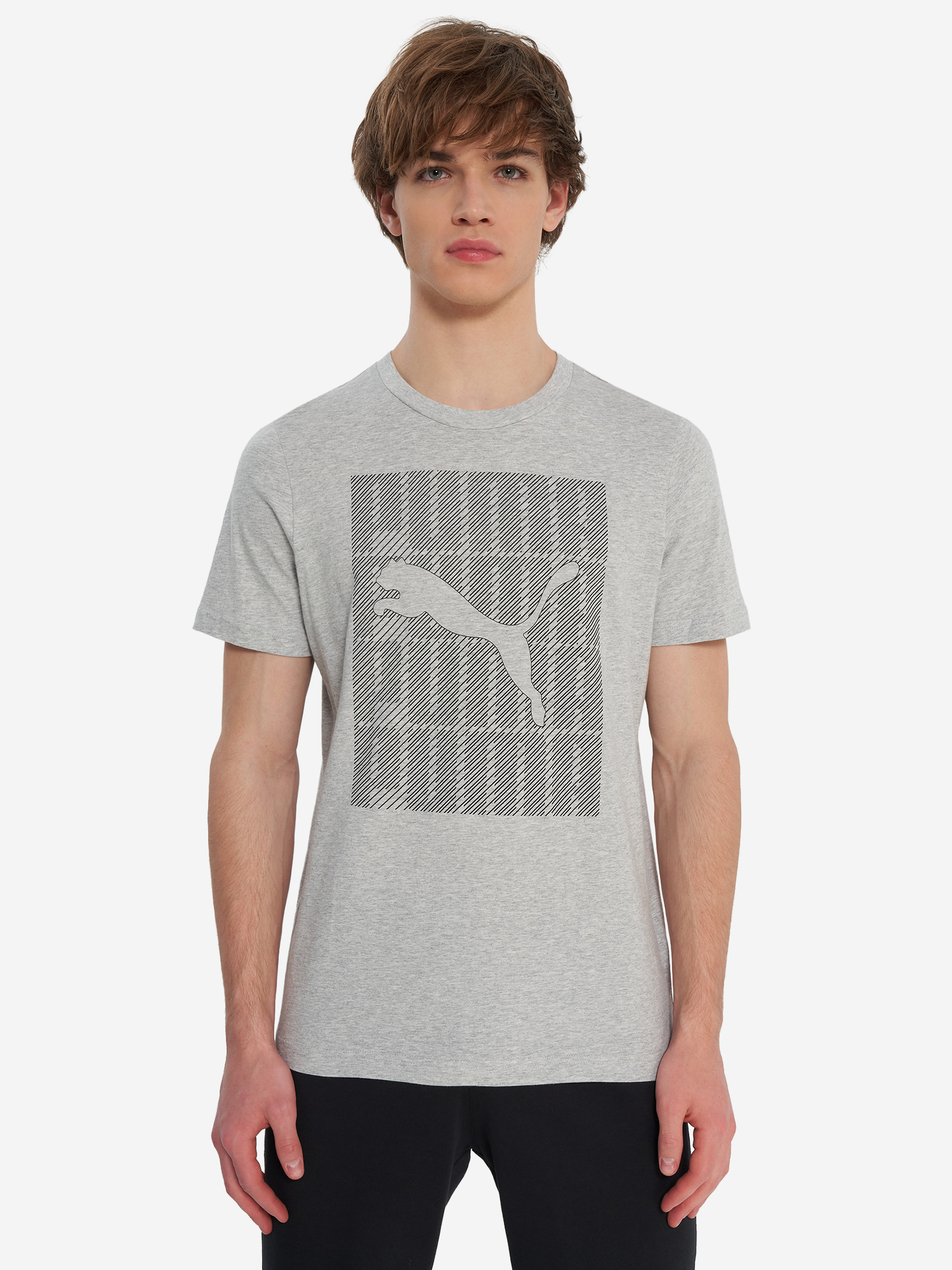 фото Футболка мужская puma graphics, серый