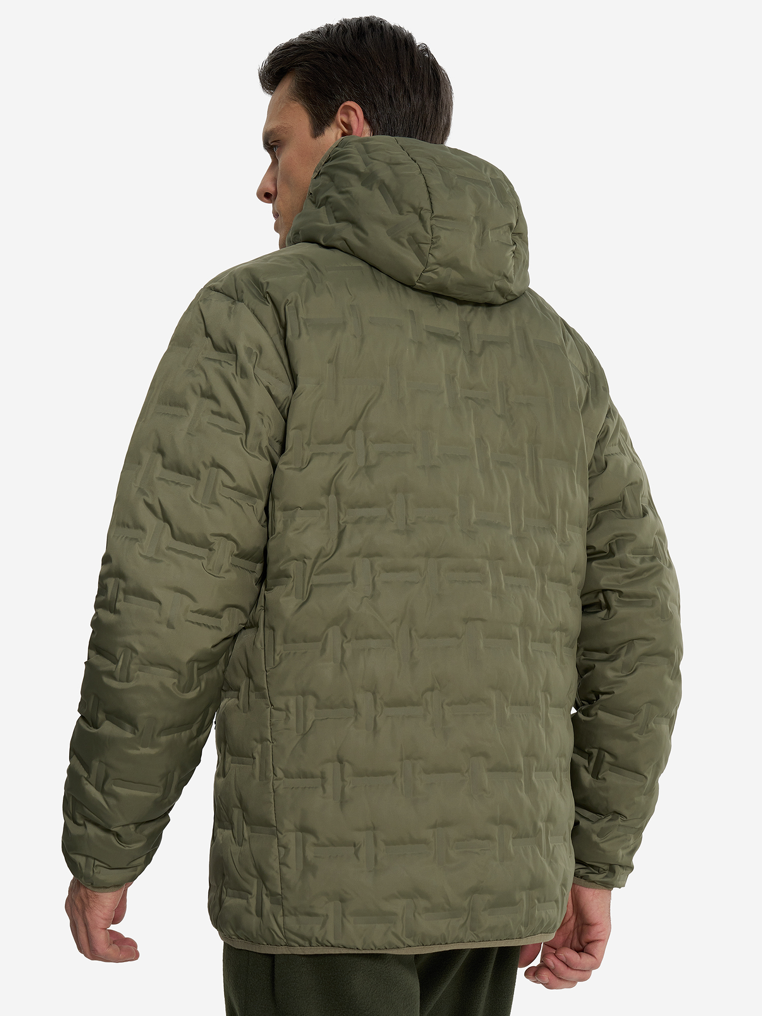 фото Пуховик мужской columbia delta ridge ii down hooded jacket, зеленый