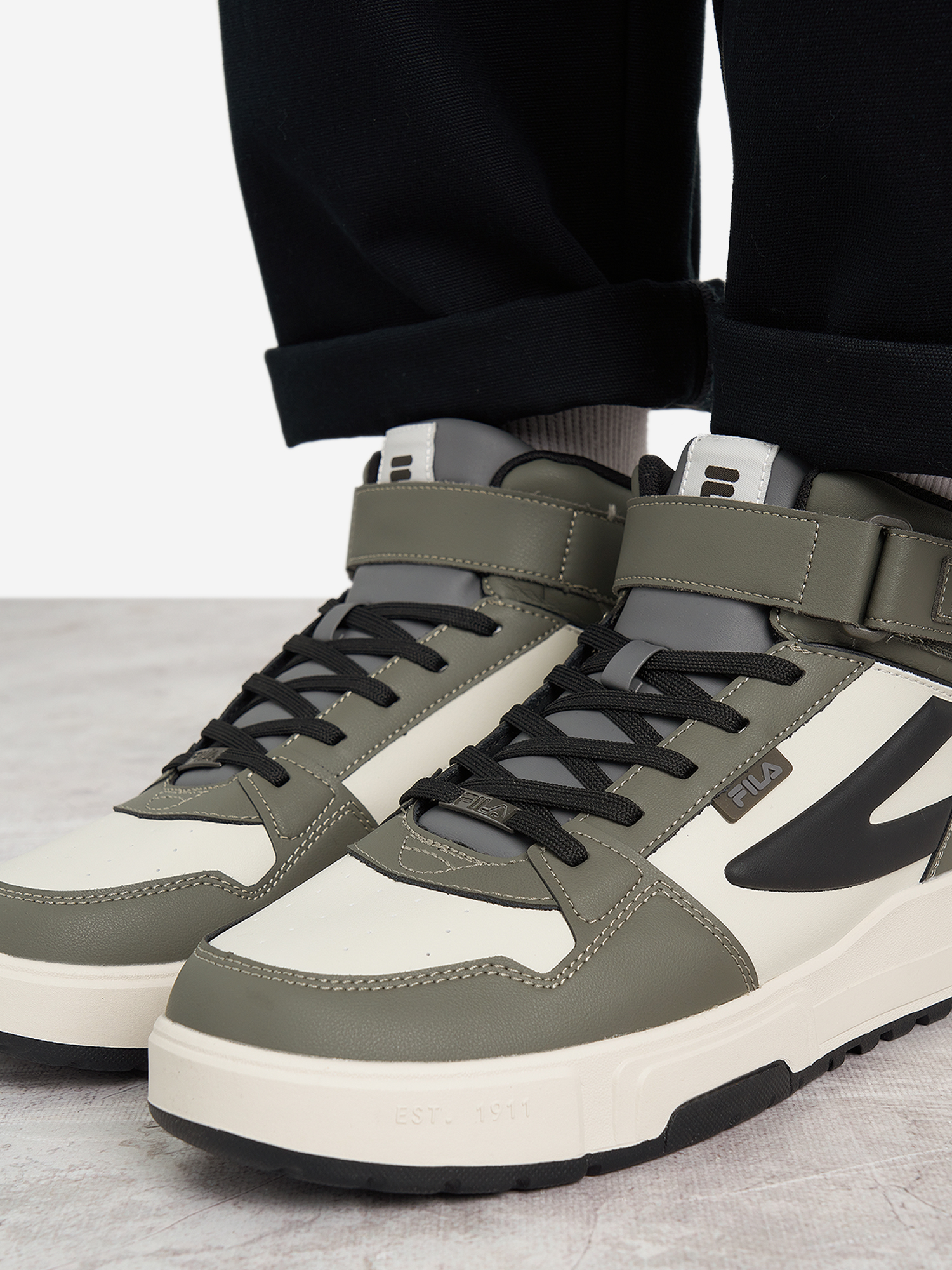 фото Кеды утепленные мужские fila fx-1000 nxt, зеленый