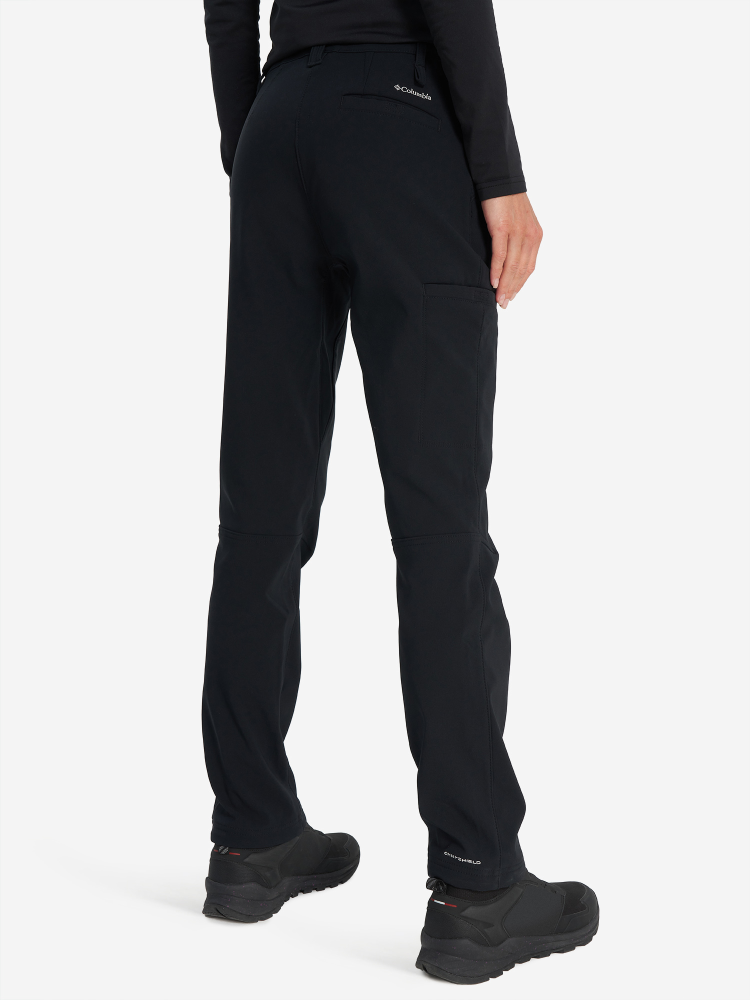 фото Брюки женские columbia back beauty warm softshell pant, черный