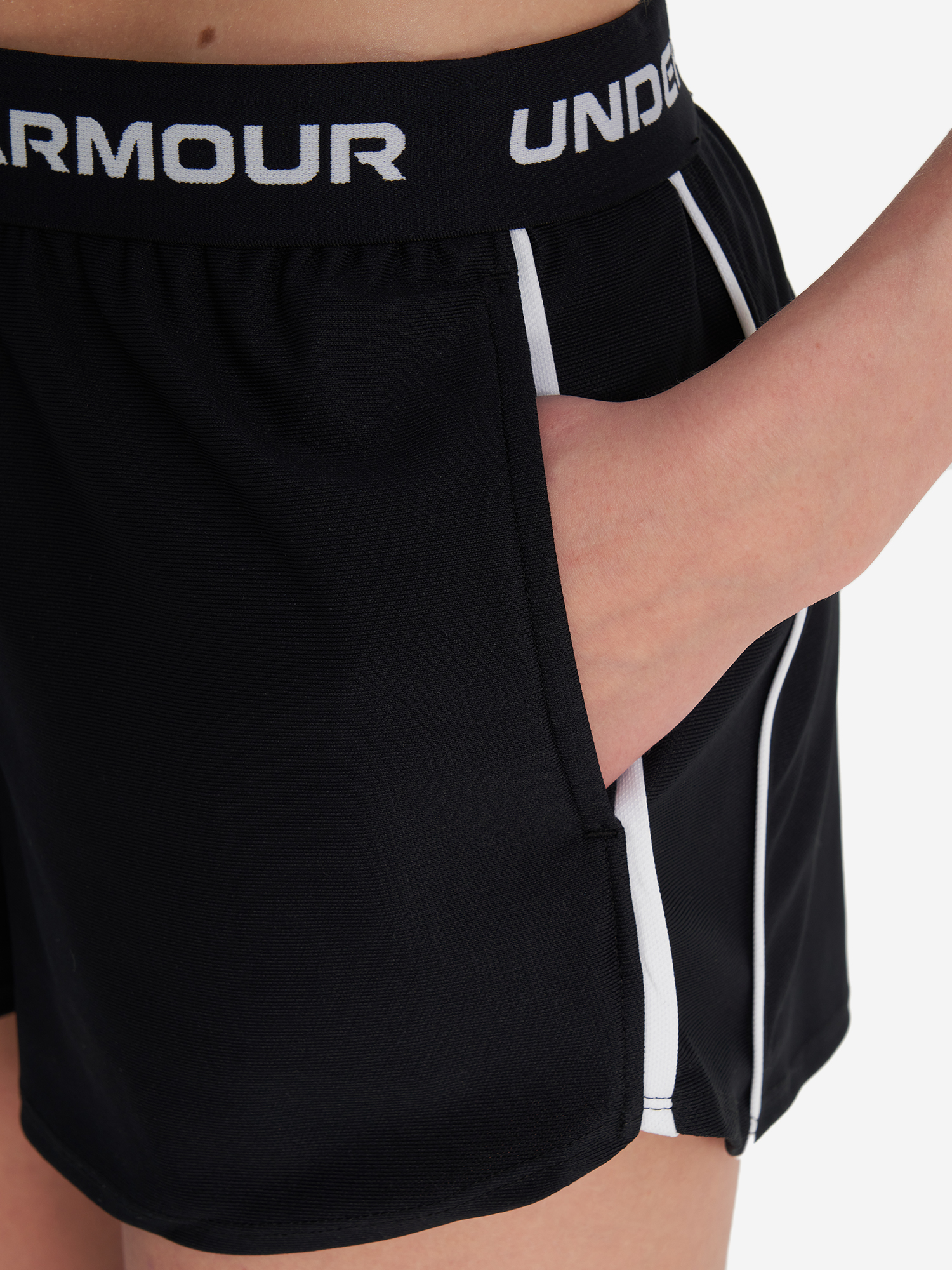 фото Шорты женские under armour tech play up, черный