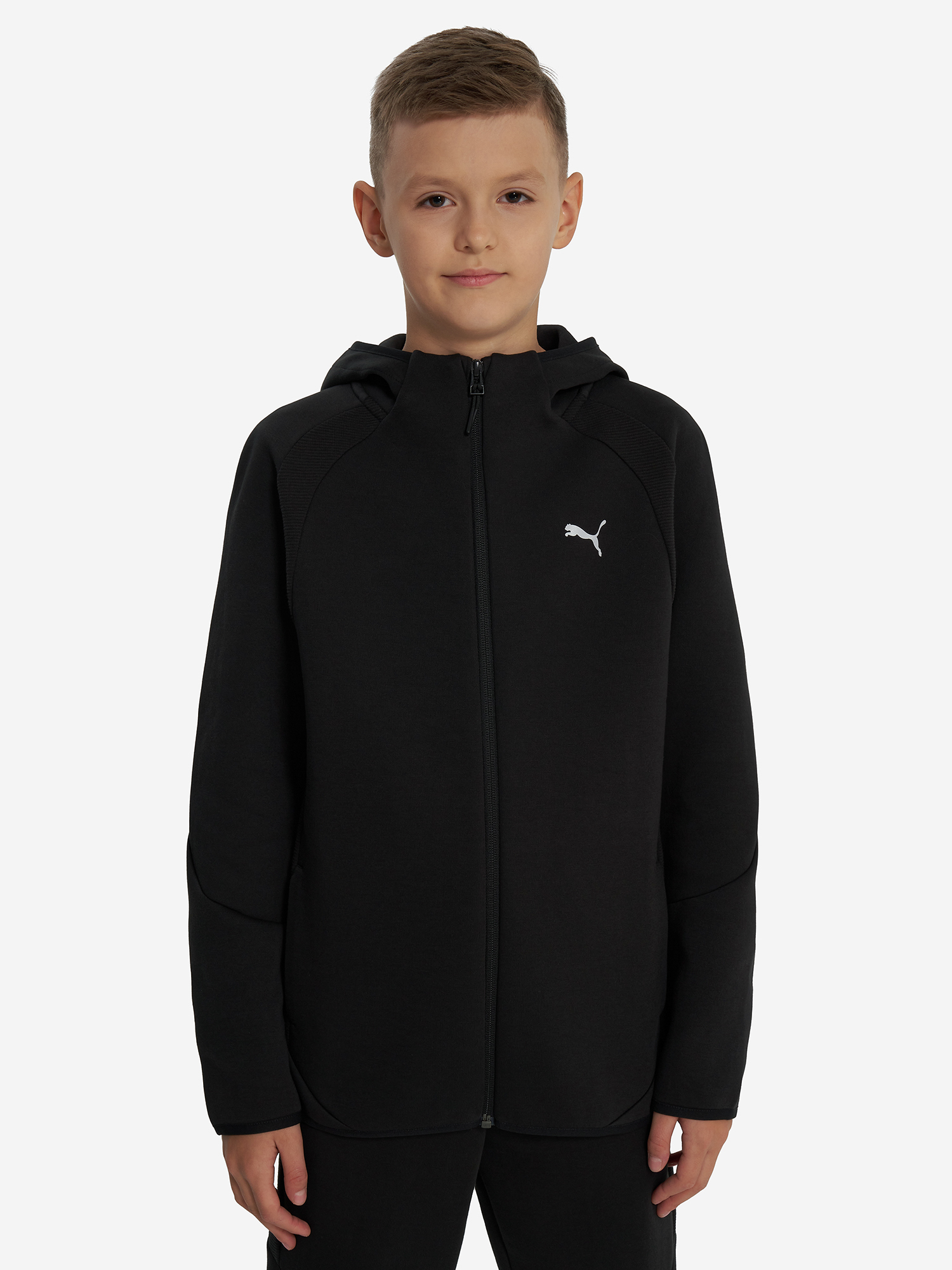 фото Толстовка для мальчиков puma evostripe, черный