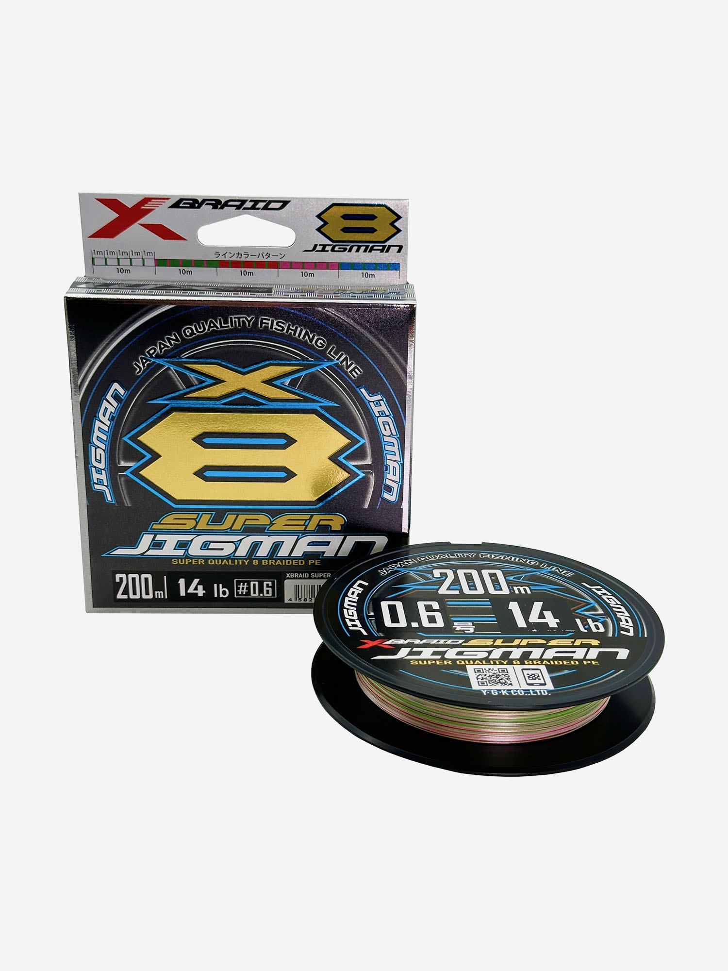 Шнур YGK X-Braid Super Jigman X8 200м Multicolor #0.6, 0.128мм, 14lb, 6.3кг, Мультицвет
Шнур YGK X-Braid Super Jigman X8 200м Multicolor #0.6, 0.128мм, 14lb, 6.3кг, Мультицвет