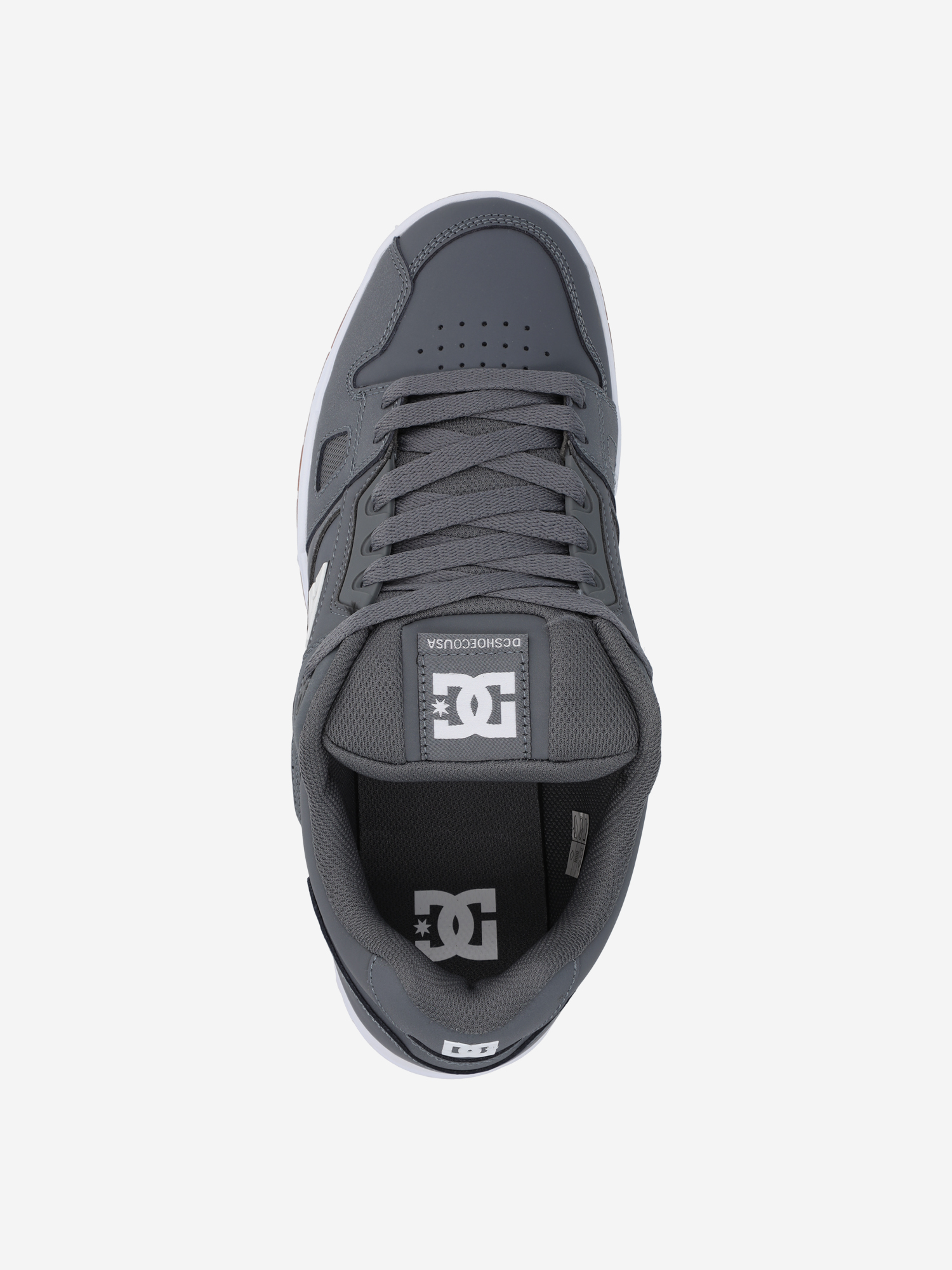 фото Кеды мужские dc shoes stag, серый