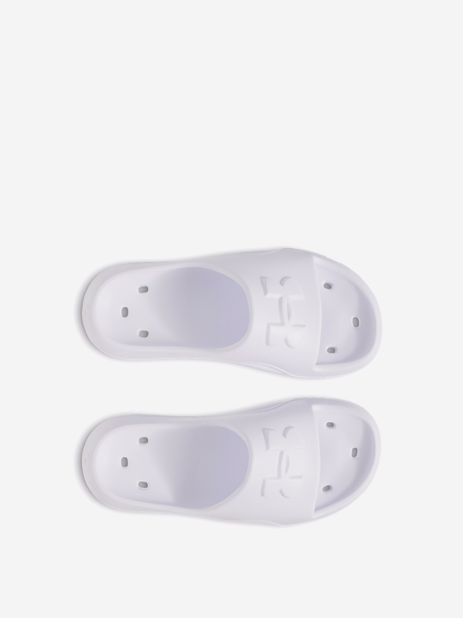 фото Шлепанцы женские under armour ua w locker v sl, белый