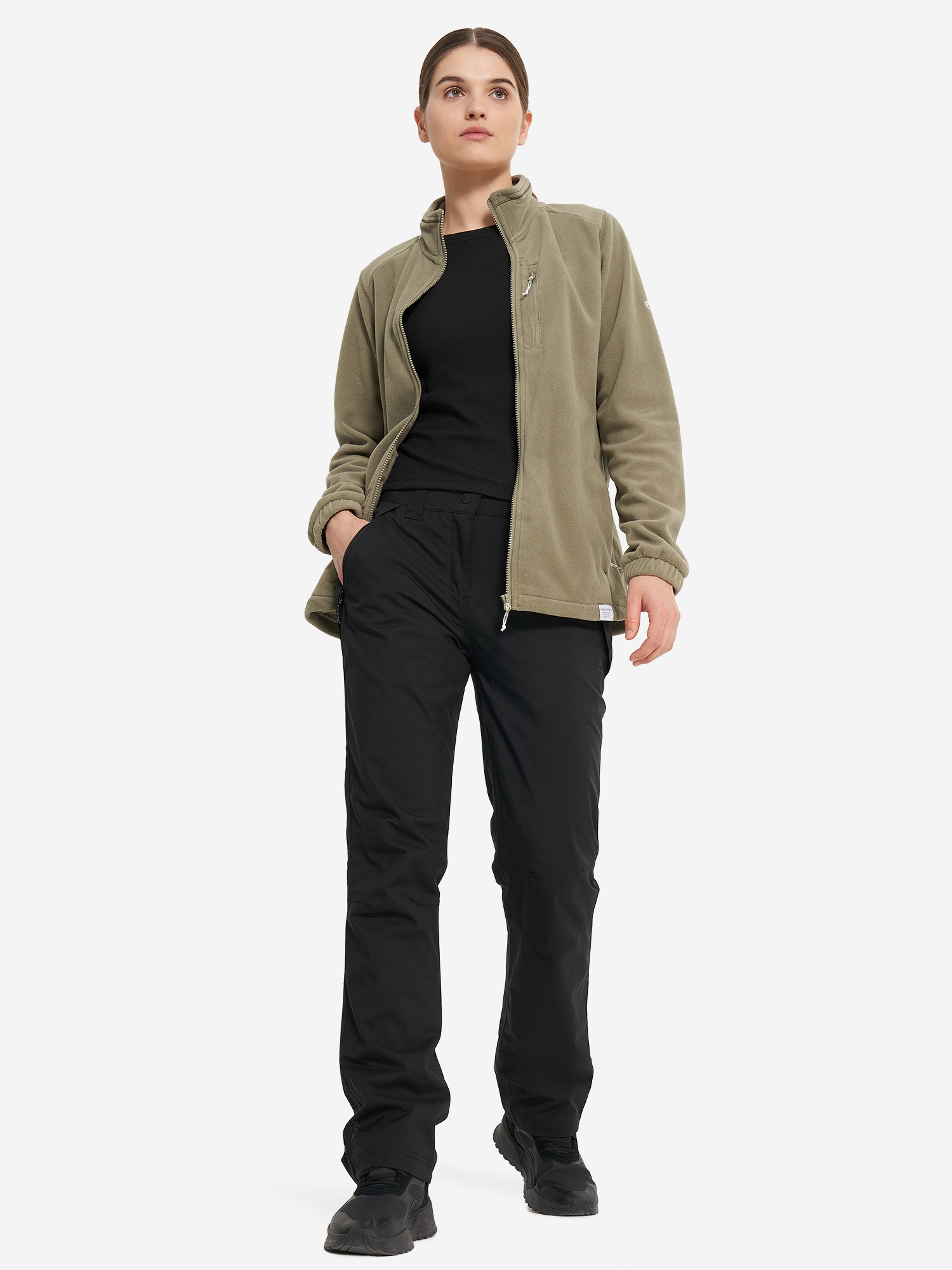 фото Брюки женские craghoppers aysgarth ii thermo waterproof, черный