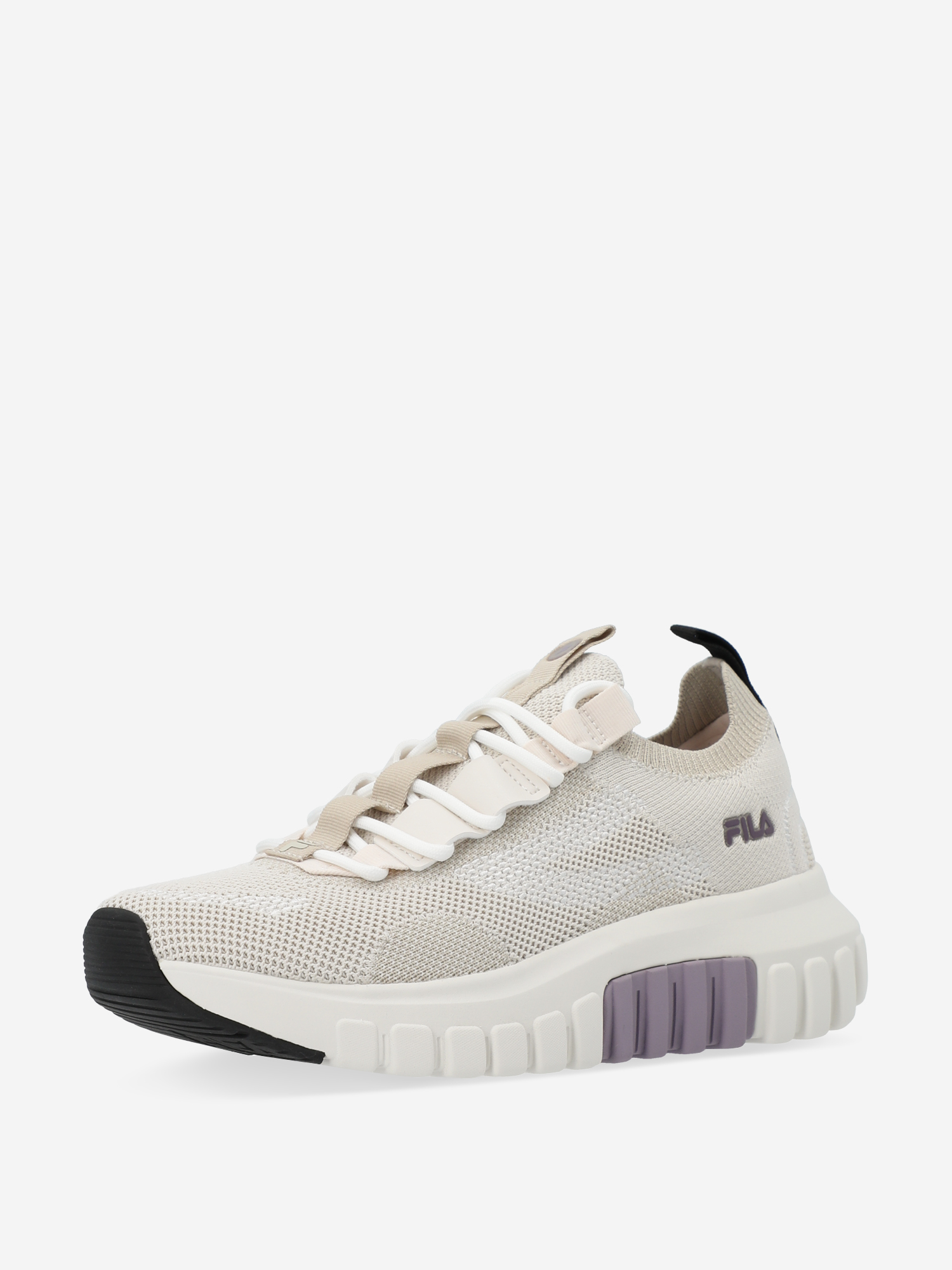 фото Кроссовки женские fila chrome 3.0 knit, бежевый