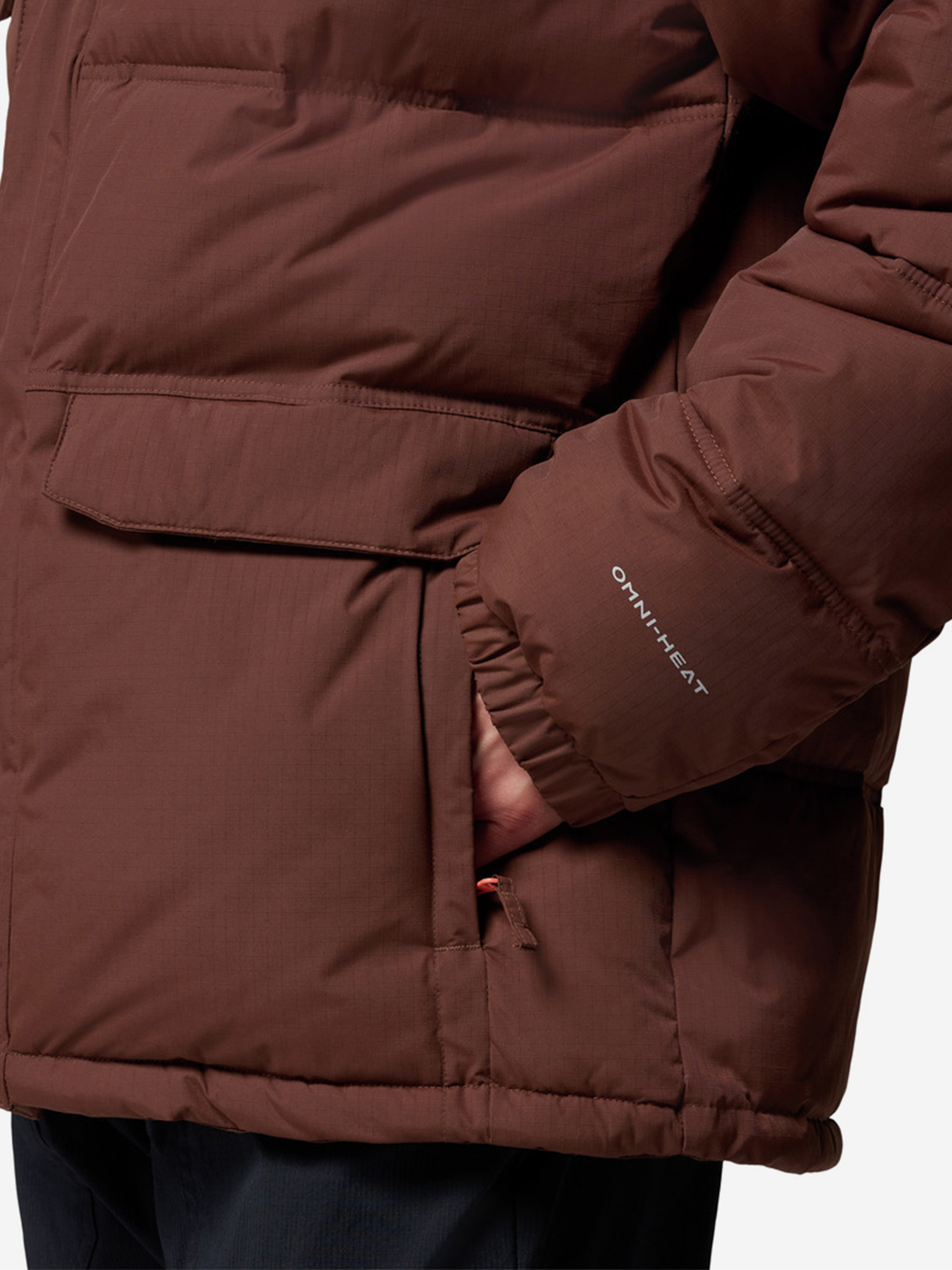 фото Куртка утепленная мужская columbia landroamer puffer jacket, коричневый
