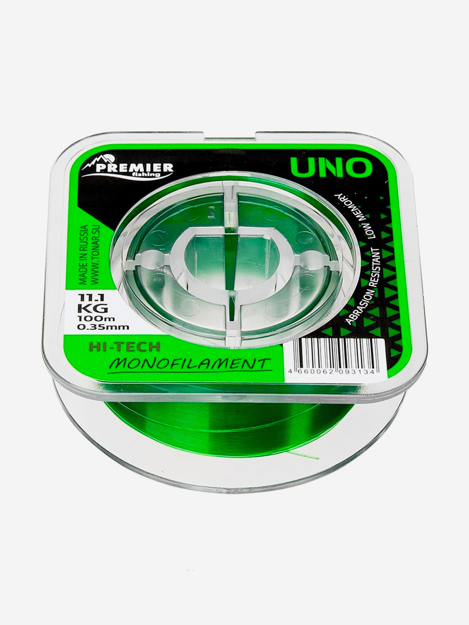 Леска для рыбалки Premier Fishing UNO Nylon 0,35мм, 100м, 11,1кг, зеленый, Зеленый
Леска для рыбалки Premier Fishing UNO Nylon 0,35мм, 100м, 11,1кг, зеленый, Зеленый