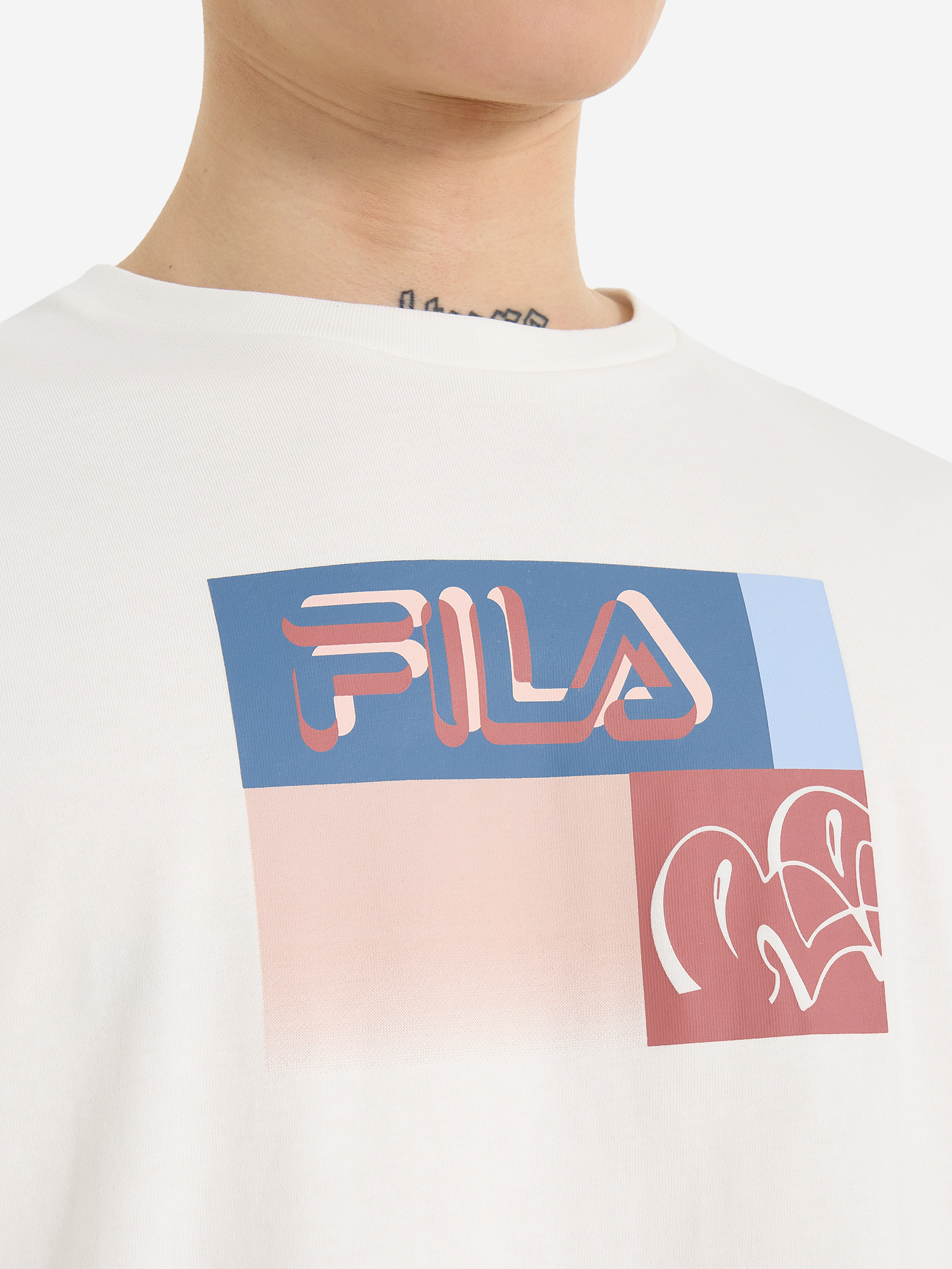 фото Футболка мужская fila, бежевый