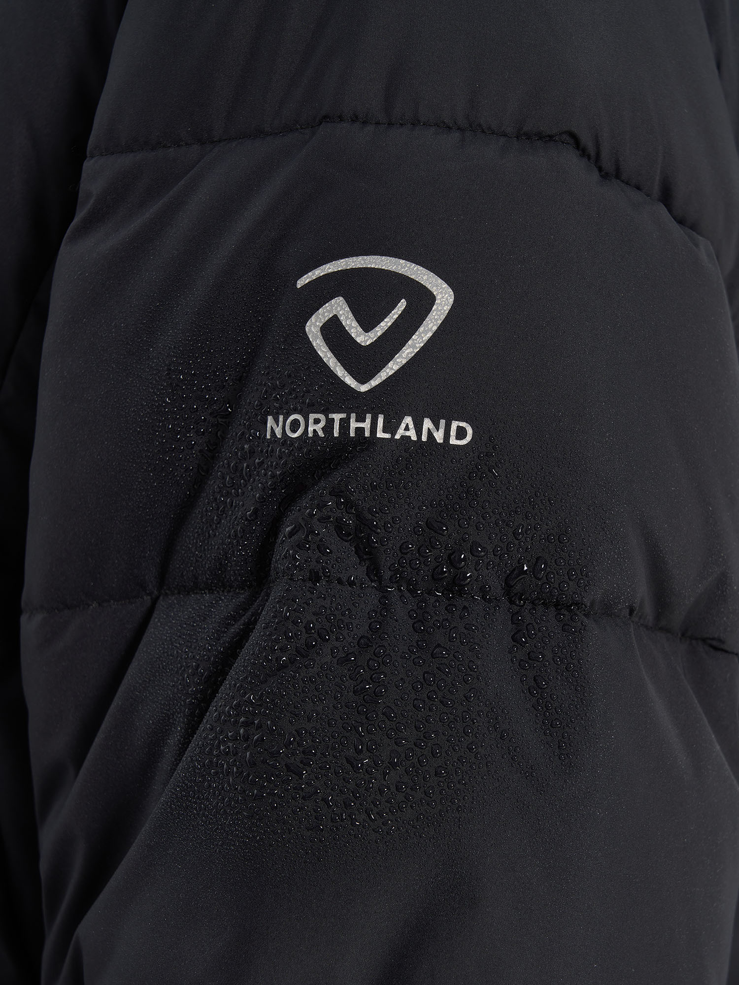 фото Пуховик женский northland, черный