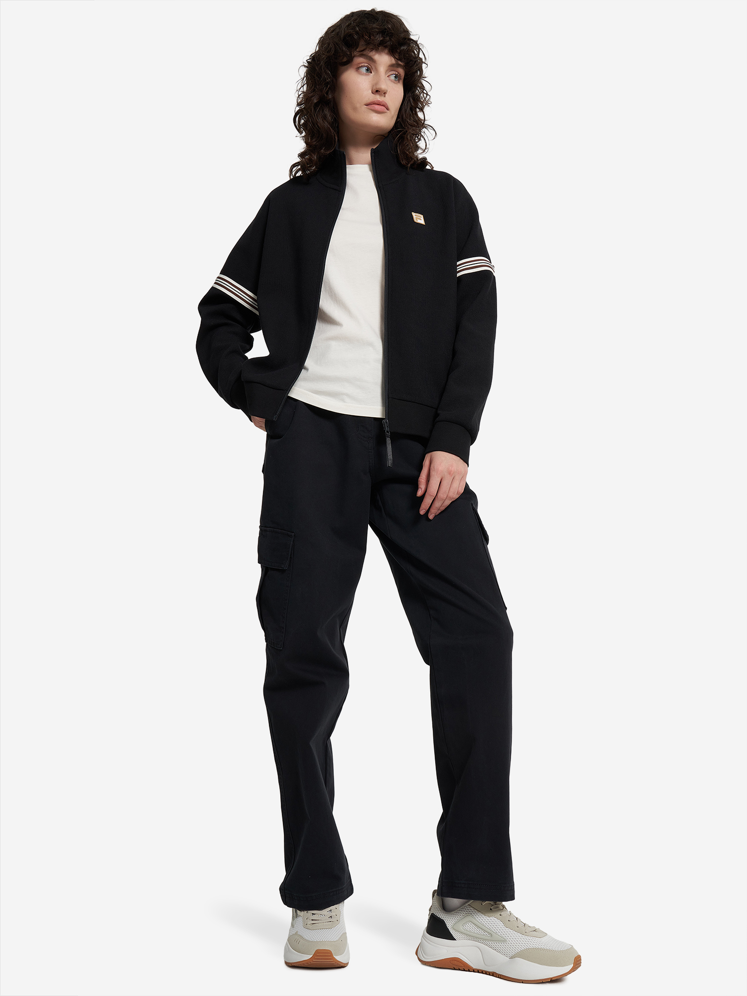 фото Толстовка женская fila, черный