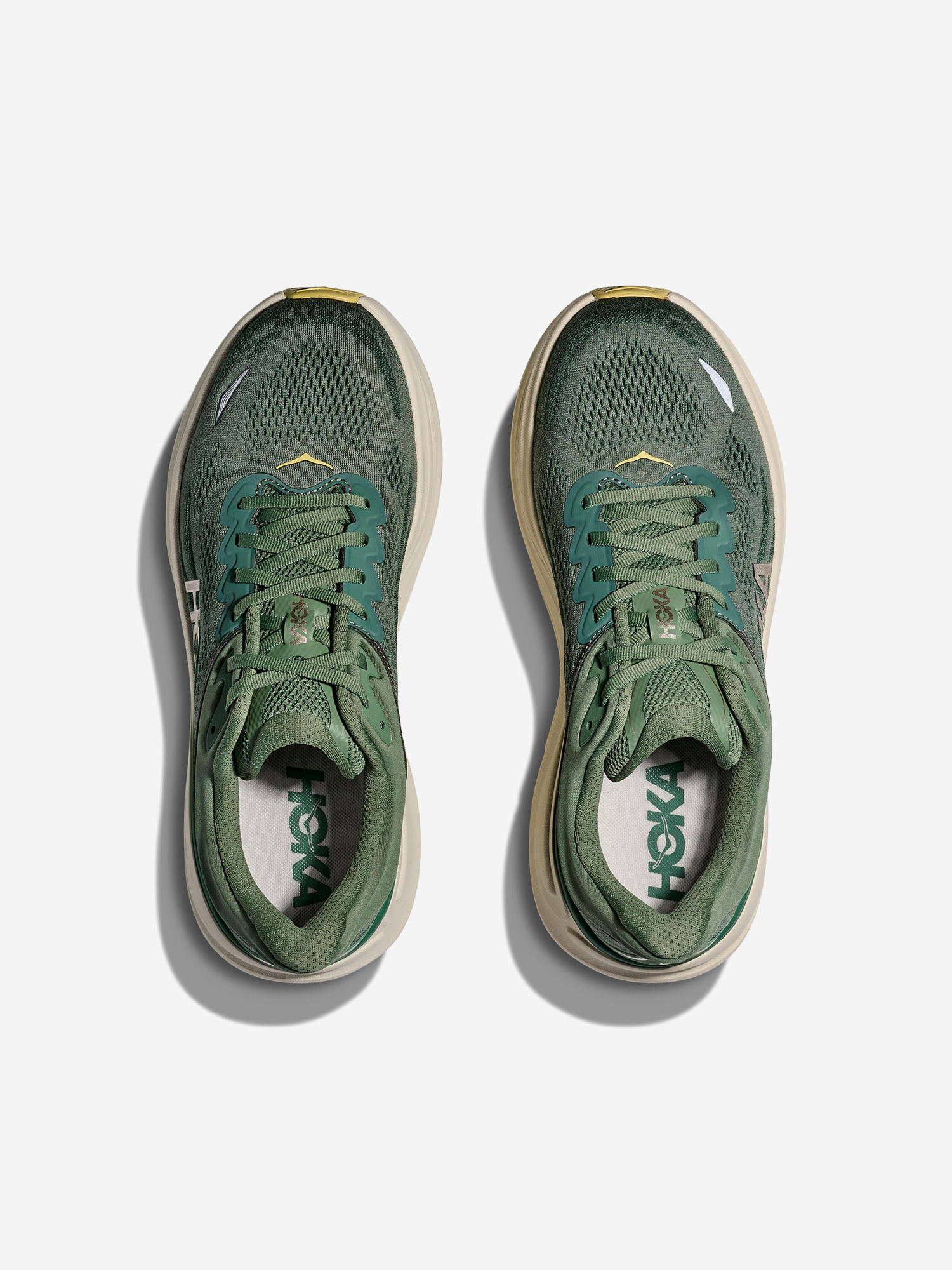 фото Кроссовки мужские hoka one one bondi 9, зеленый
