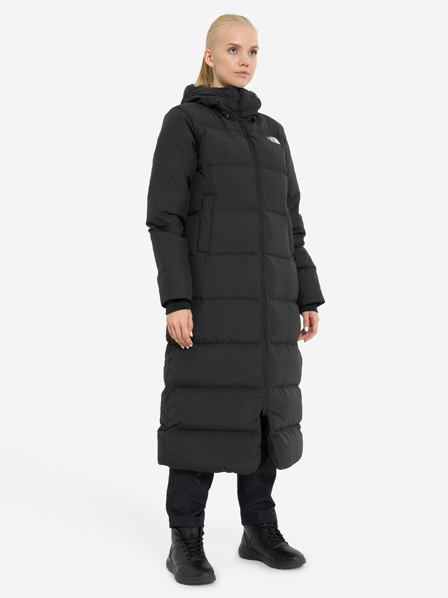 фото Пуховик женский the north face triple c, черный