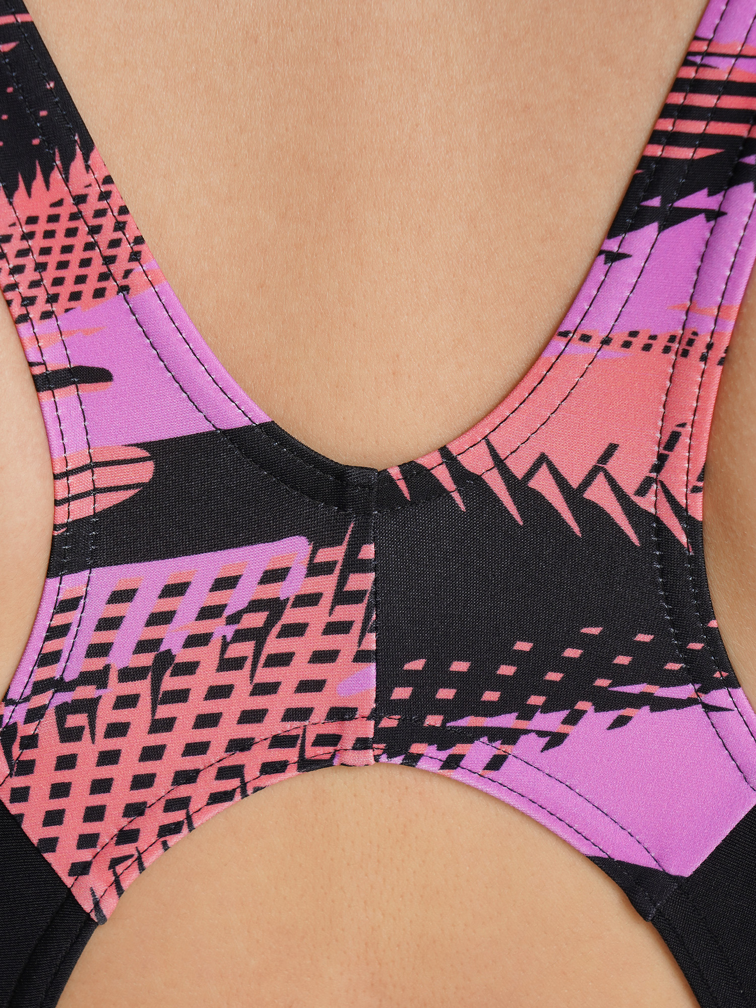 фото Купальник слитный для девочек speedo hyperboom, черный